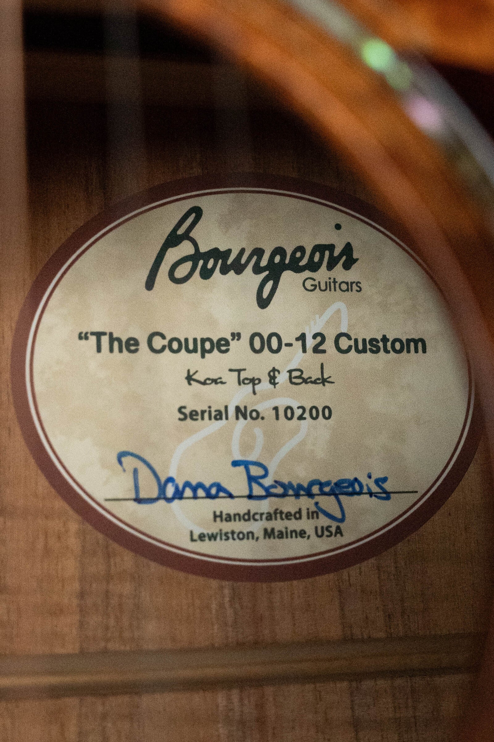 *Dread-Not Certified Floor Model* Bourgeois *Custom Build OO-12 "Coupe" All Figured Koa 12-Fret Acoustic Guitar #0200
