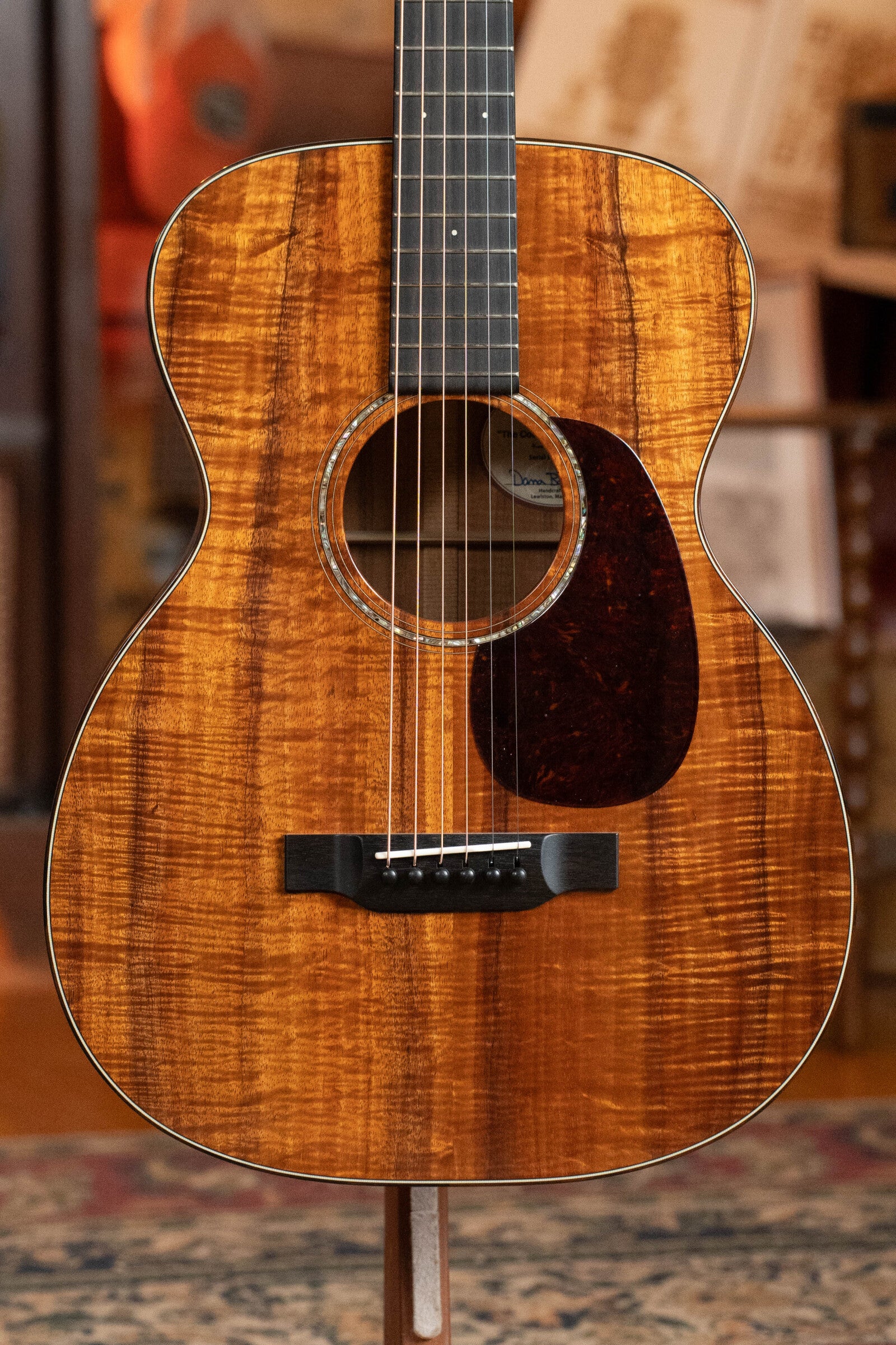 *Dread-Not Certified Floor Model* Bourgeois *Custom Build OO-12 "Coupe" All Figured Koa 12-Fret Acoustic Guitar #0200