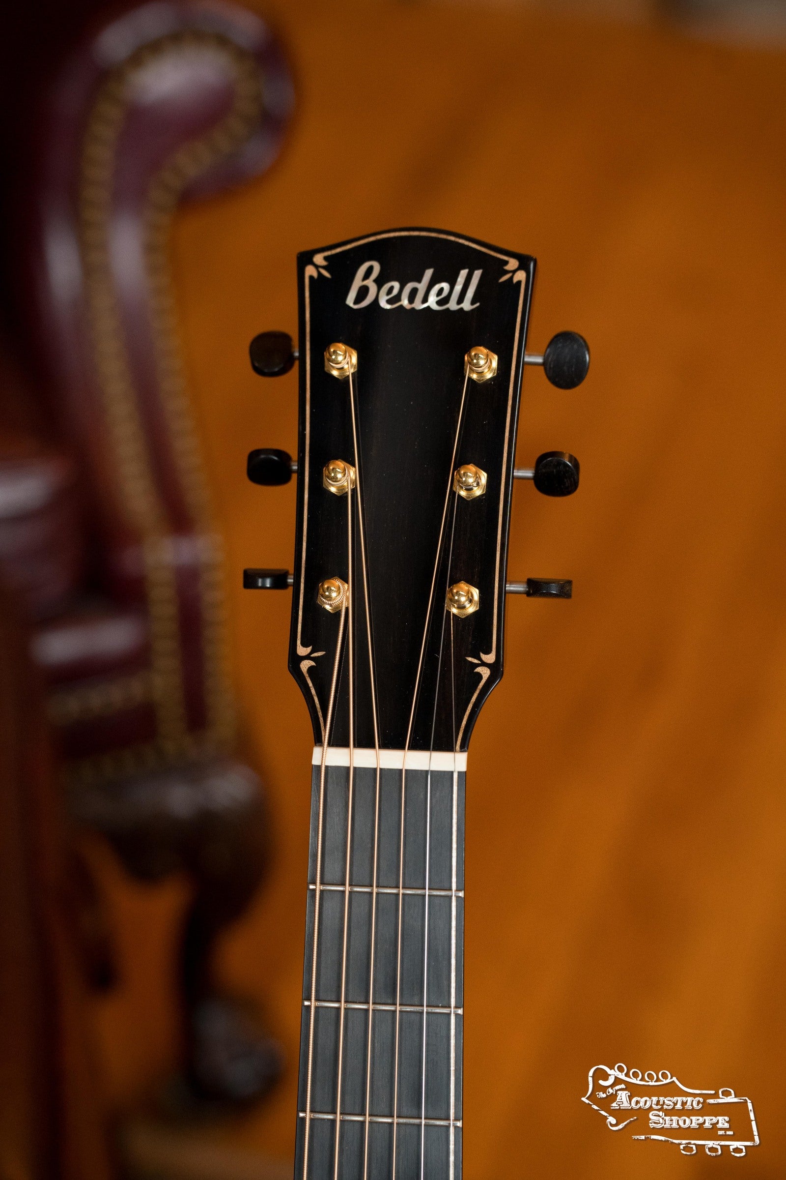 *Dread-Not Certified Used* Bedell Fireside Buckskin Redwood/Cocobolo Parlor Guitar w/LR Baggs Electronics #3001
