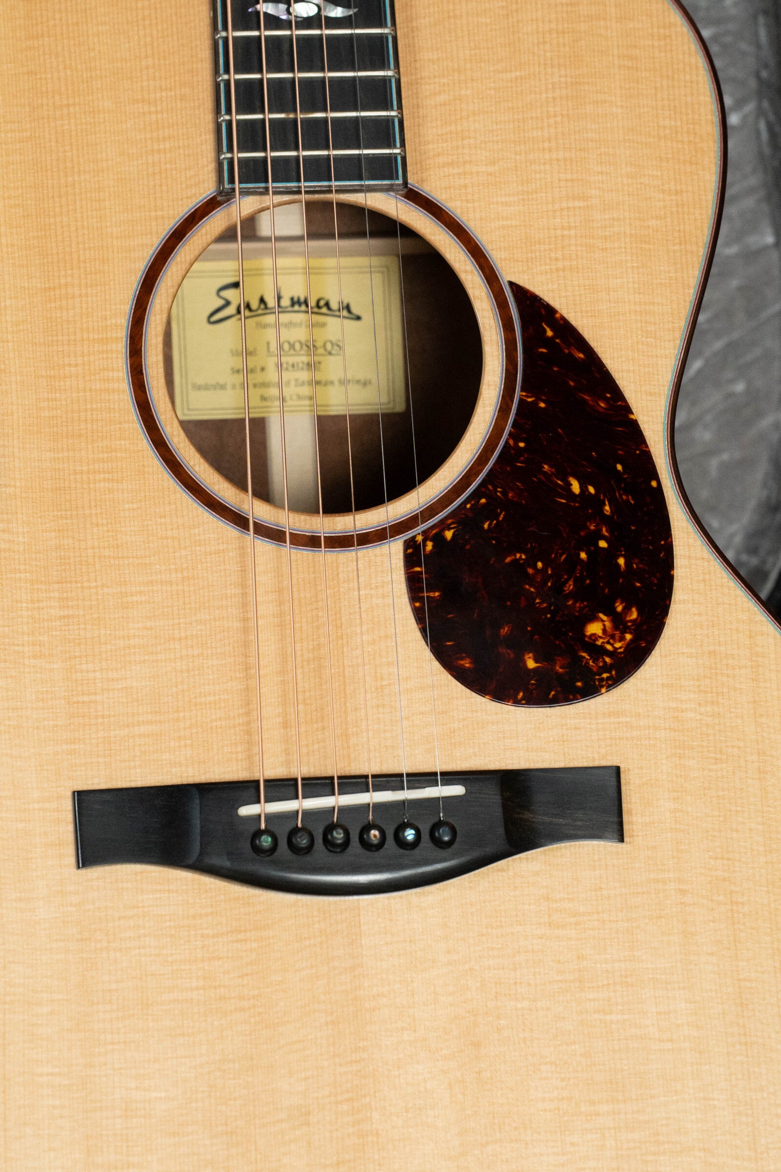*Dread-Not Certified Used* Eastman L-OOSS-QS Luthier Series European Spruce/AA Quilted Sapele OO Acoustic Guitar #2667