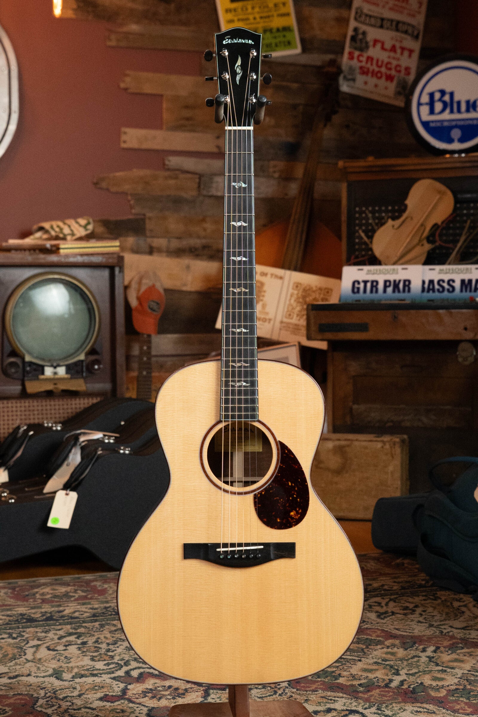 *Dread-Not Certified Used* Eastman L-OOSS-QS Luthier Series European Spruce/AA Quilted Sapele OO Acoustic Guitar #2667