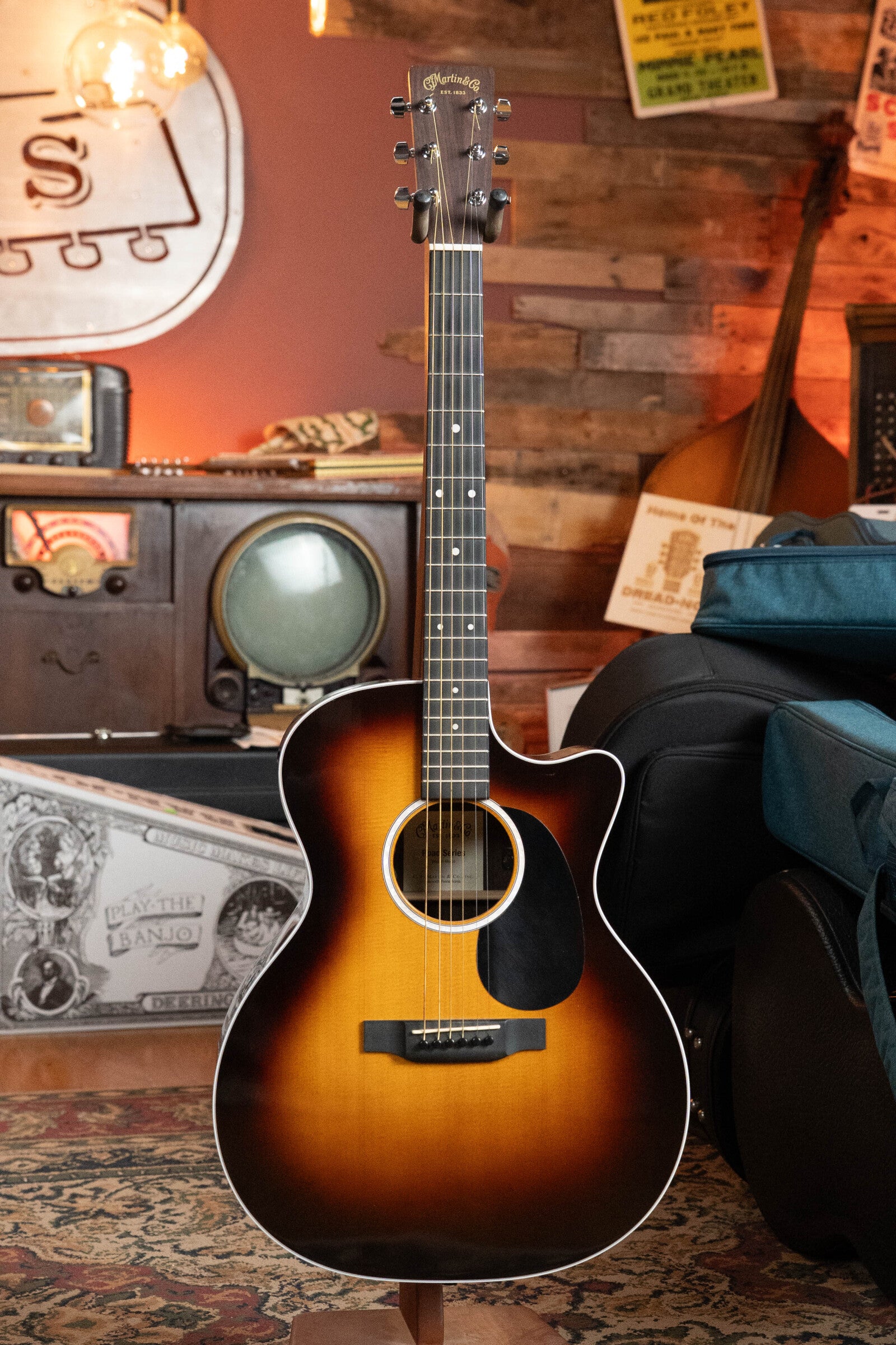 *Dread-Not Certified Used* Martin GPC-13E Sitka/Ziricote Grand Performance Cutaway Burst Guitar w/Martin E-1 Pickup #0743