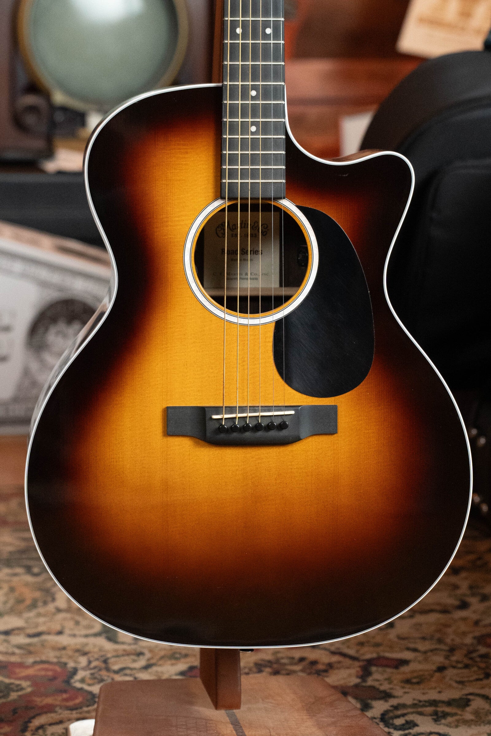 *Dread-Not Certified Used* Martin GPC-13E Sitka/Ziricote Grand Performance Cutaway Burst Guitar w/Martin E-1 Pickup #0743