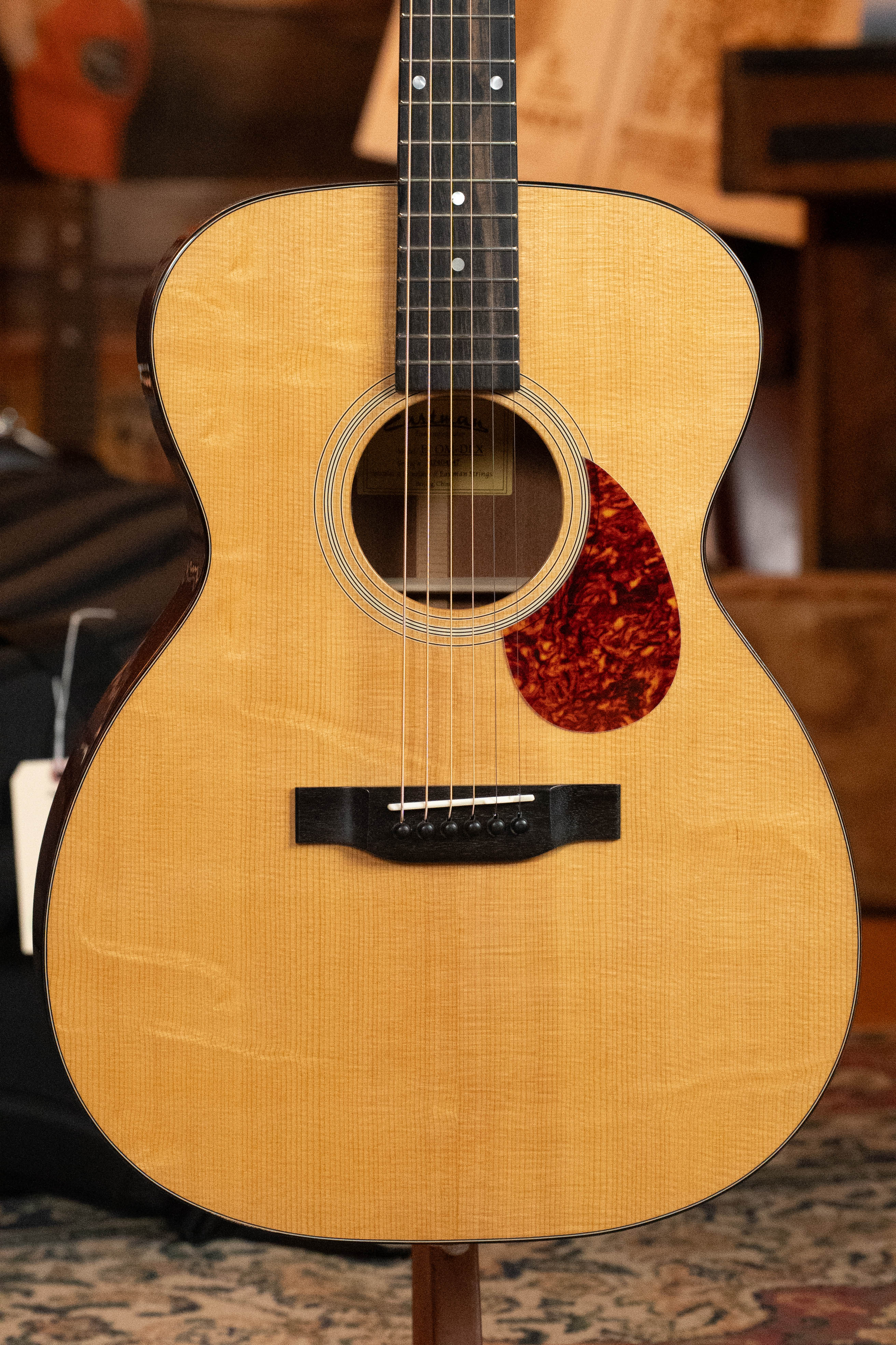 Eastman E1OM-DLX All Solid Sitka/Sapele OM Guitar w/Fishman Pickup #4847