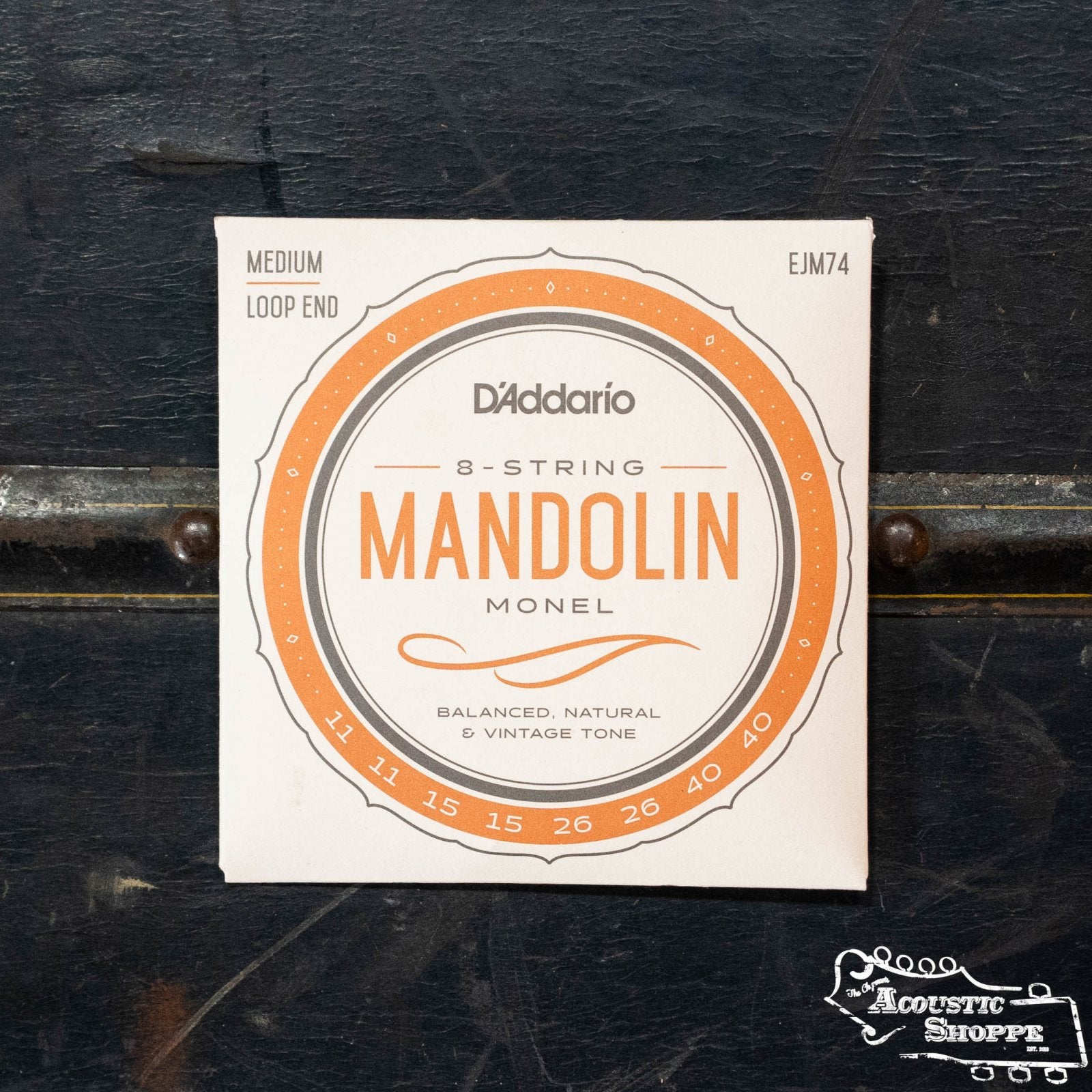 D'Addario EJM74 Monel Mandolin Strings, Medium, 11-40