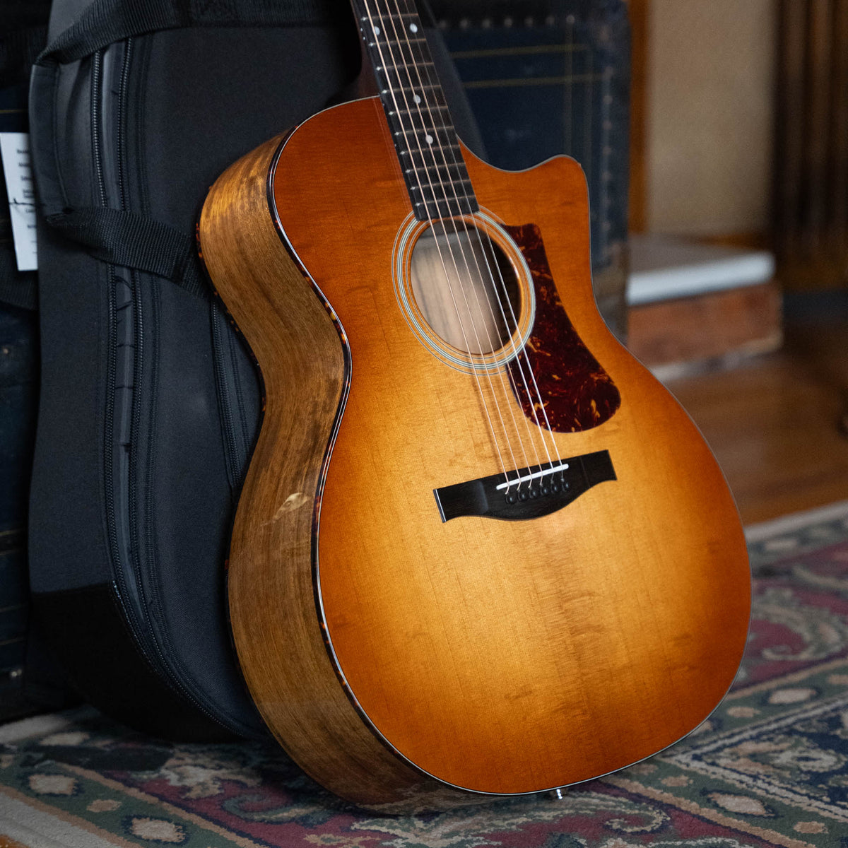 Eastman AC222CE-DLX-GB Goldburst Cutaway Grand Auditorium Acoustic-Electric Guitar #6967
