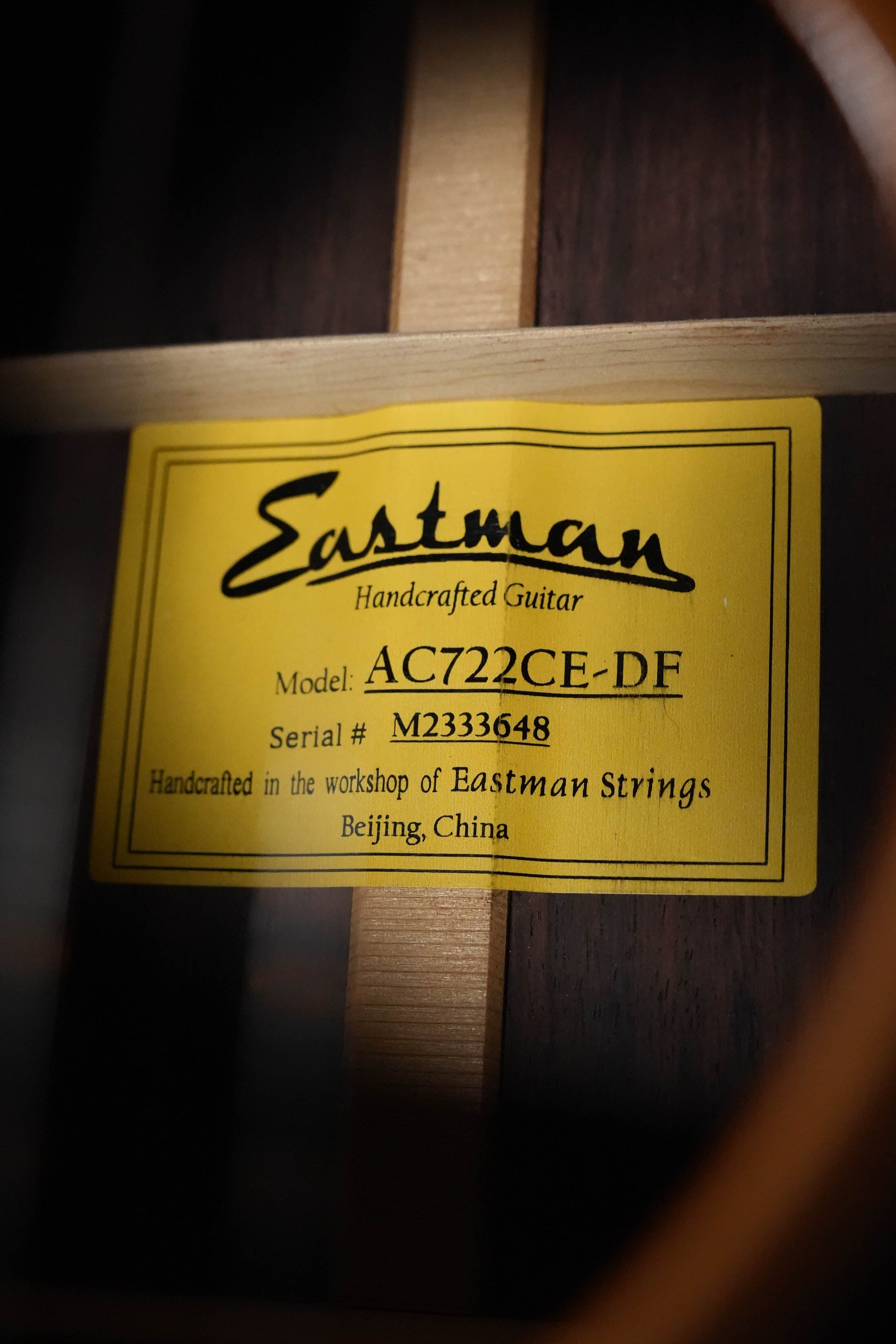 Eastman AC722CE-DF European Spruce/Rosewood Dakota Fade Finish Grand Auditorium w/LR Baggs Pickup #3648