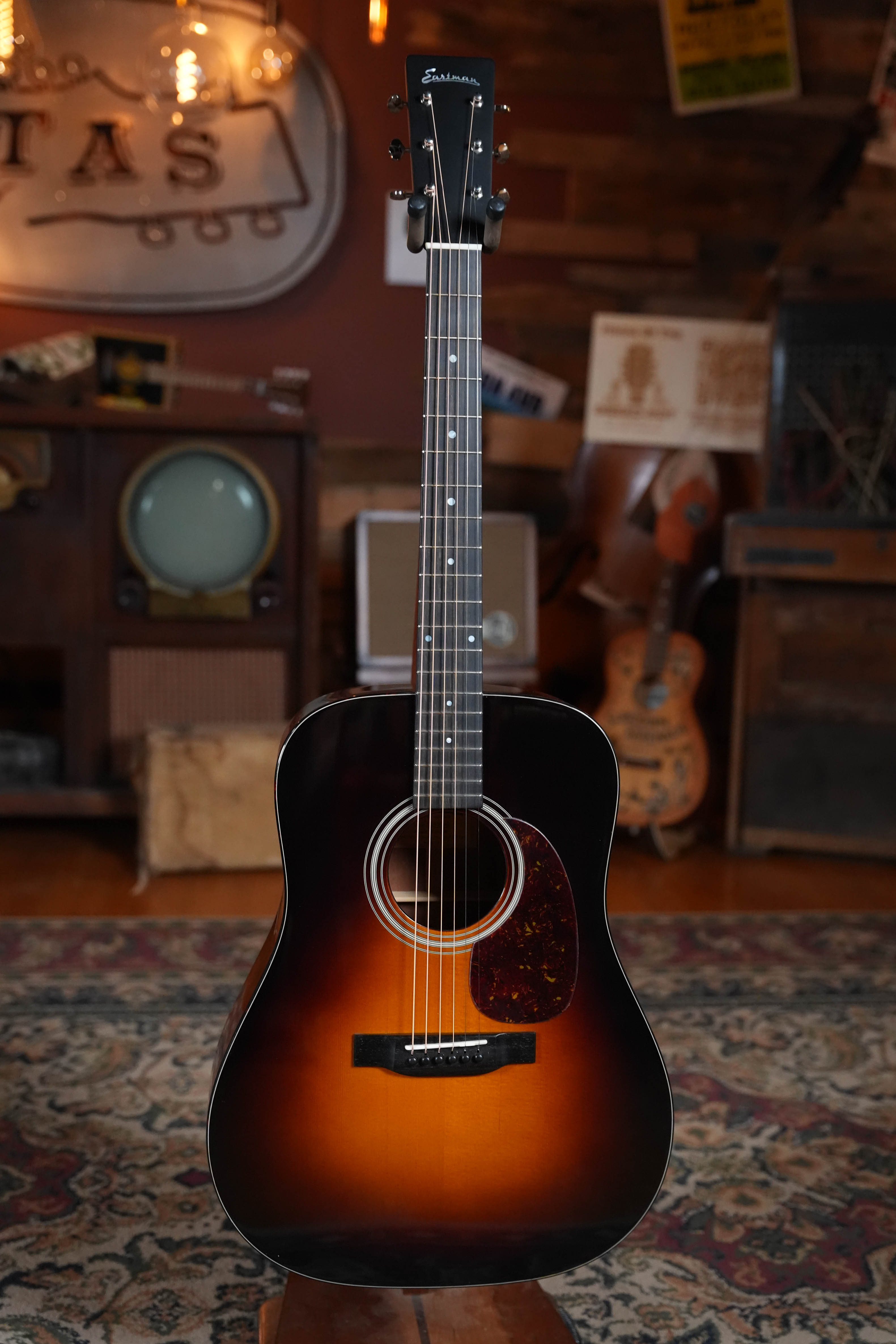 Eastman E10D-TC-SB Sunburst Dreadnought Acoustic Guitar #2794