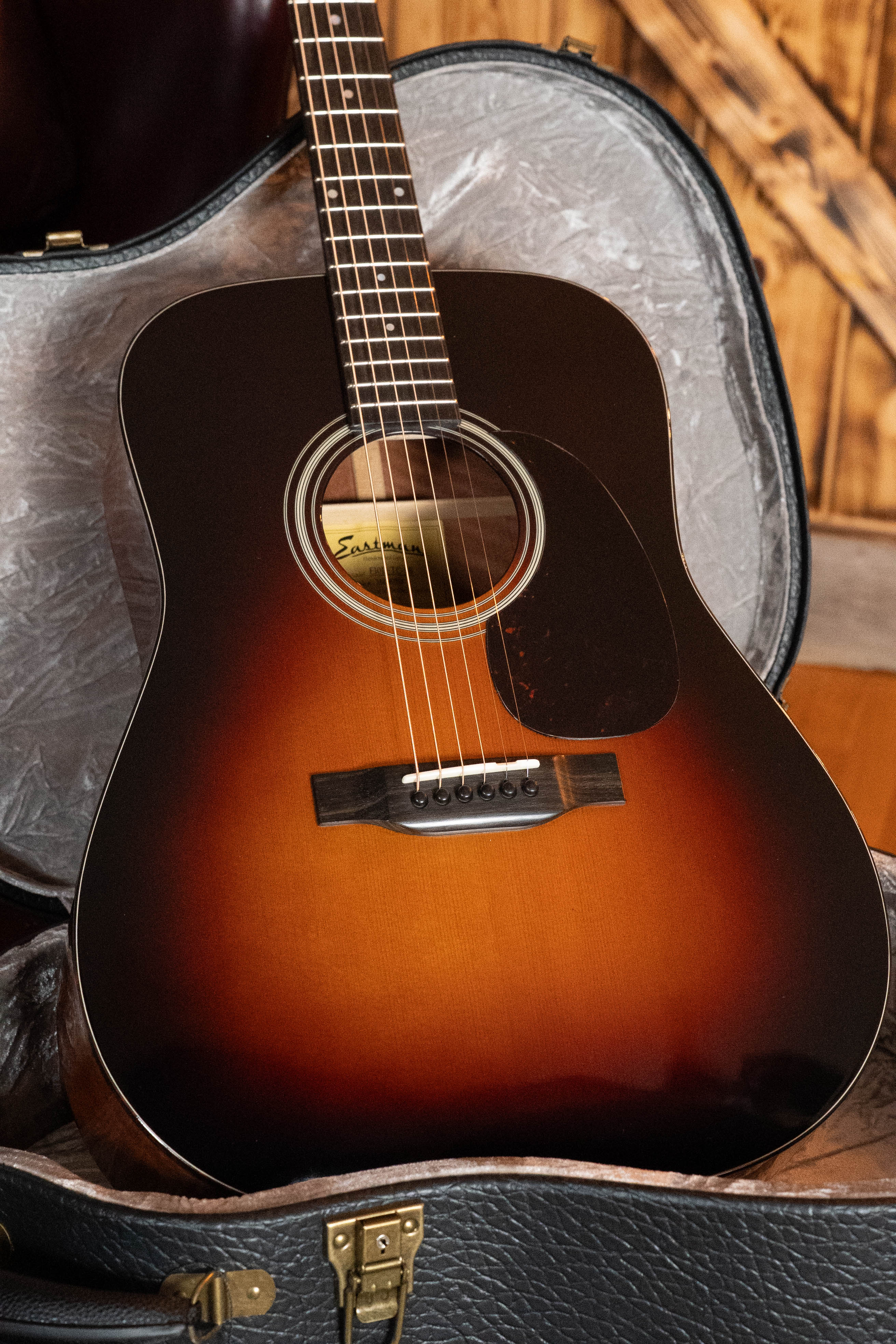 Eastman E10D-TC-SB Thermo-Cured Adirondack/Mahogany Sunburst Dreadnought Acoustic Guitar #0829