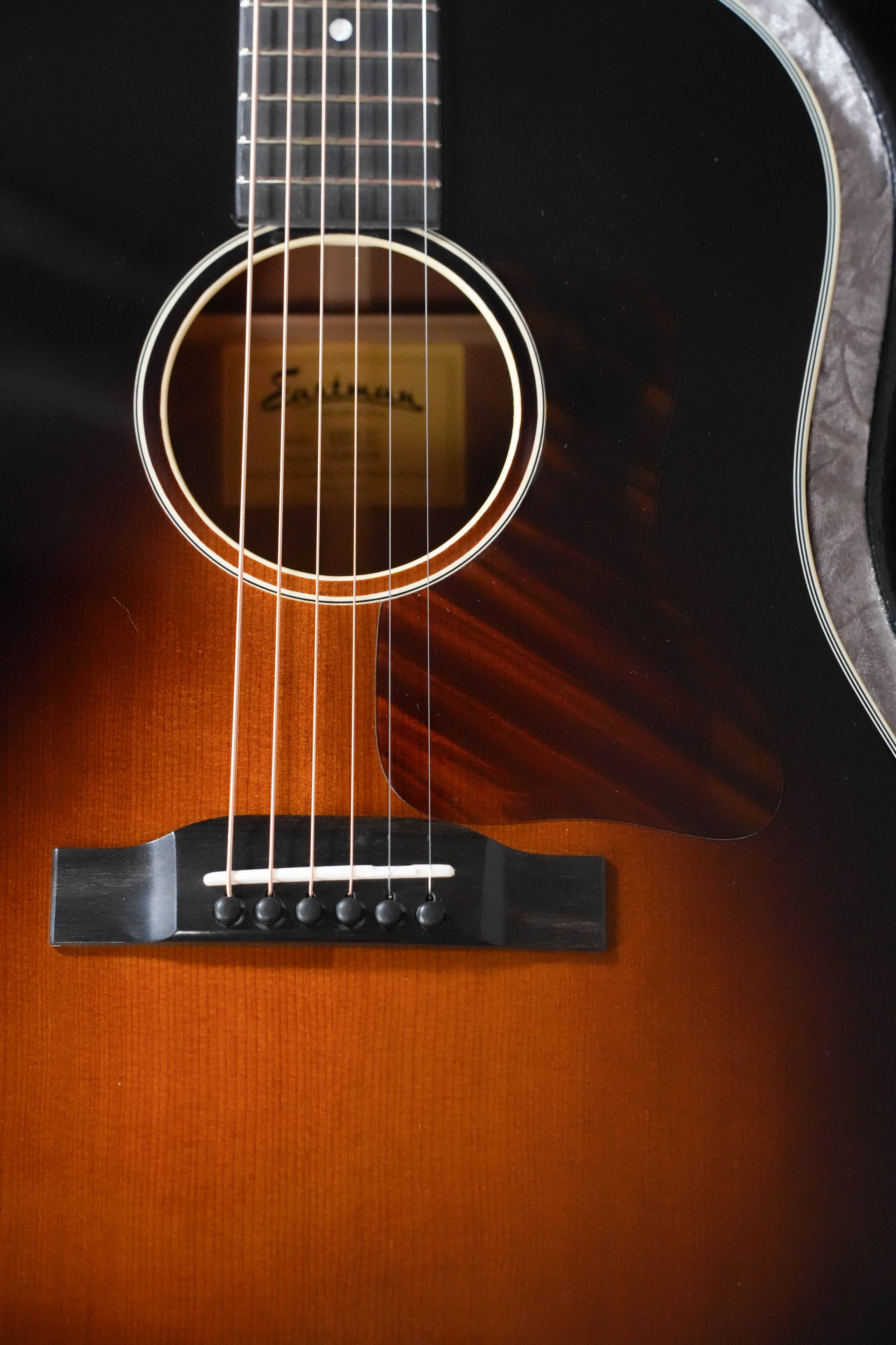 Eastman E10SS-TC Thermo-Cured Adirondack/Mahogany Sunburst Slope Shoulder Dreadnought Acoustic Guitar #0378