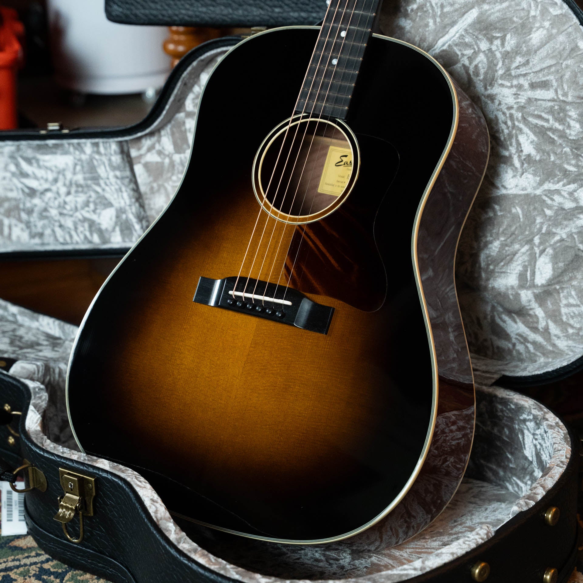 Eastman E10SS-TC Thermo-Cured Adirondack/Mahogany Sunburst Slope Shoulder Dreadnought Acoustic Guitar #3226