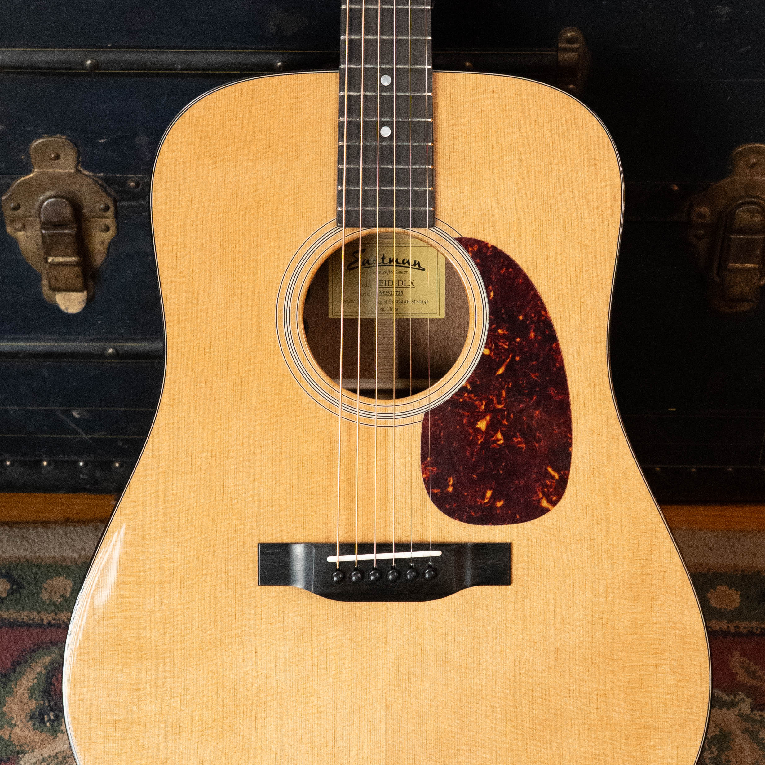 Eastman E1D-DLX Sitka/Sapele Dreadnought Guitar w/Fishman Pickup #7725