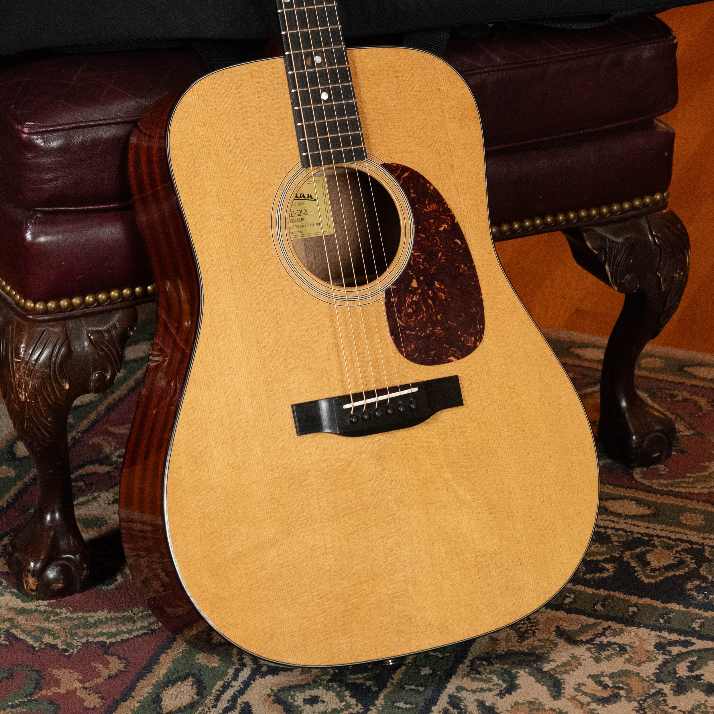 Eastman E1D-DLX Sitka/Sapele Dreadnought Guitar w/Fishman Pickup #8436