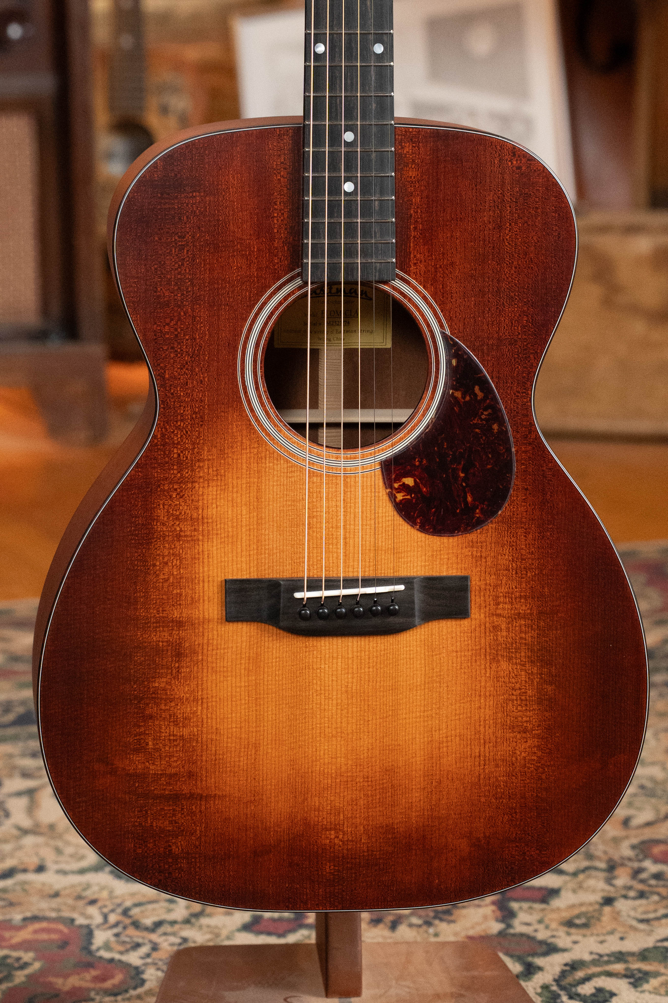 Eastman E1OM-CLA All Solid Sitka/Sapele Classic Finish Orchestra Model Acoustic Guitar #7774