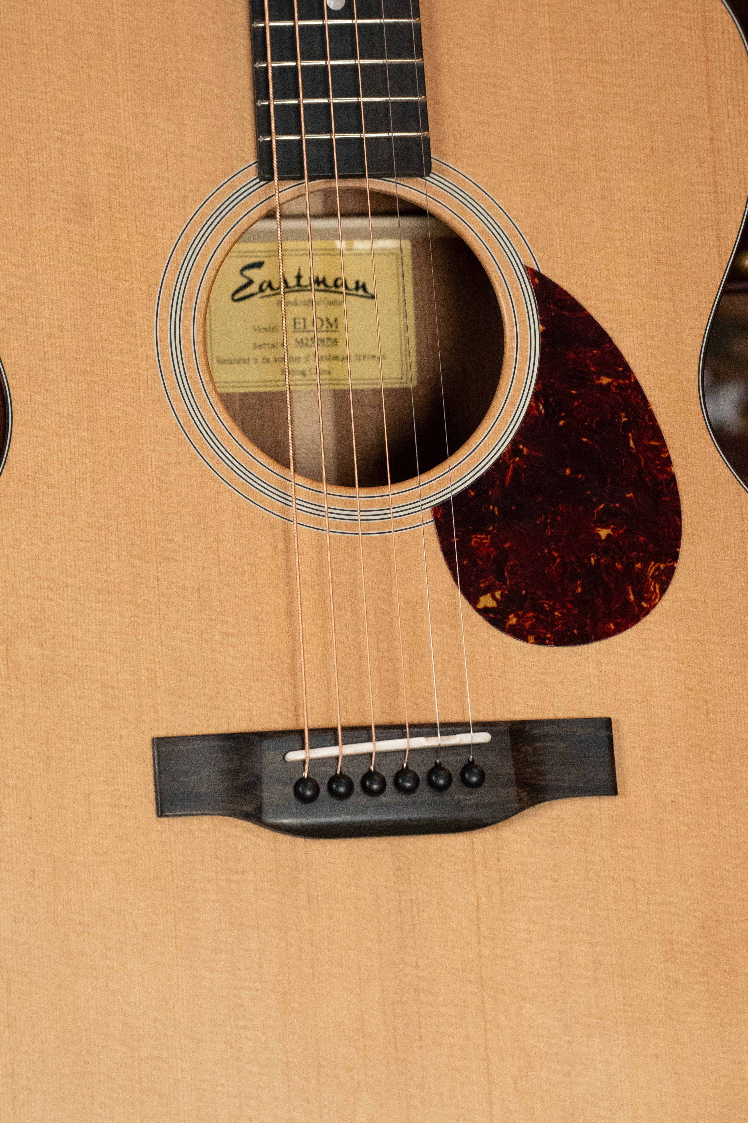 Eastman E1OM All Solid Sitka/Sapele Acoustic Guitar #8716