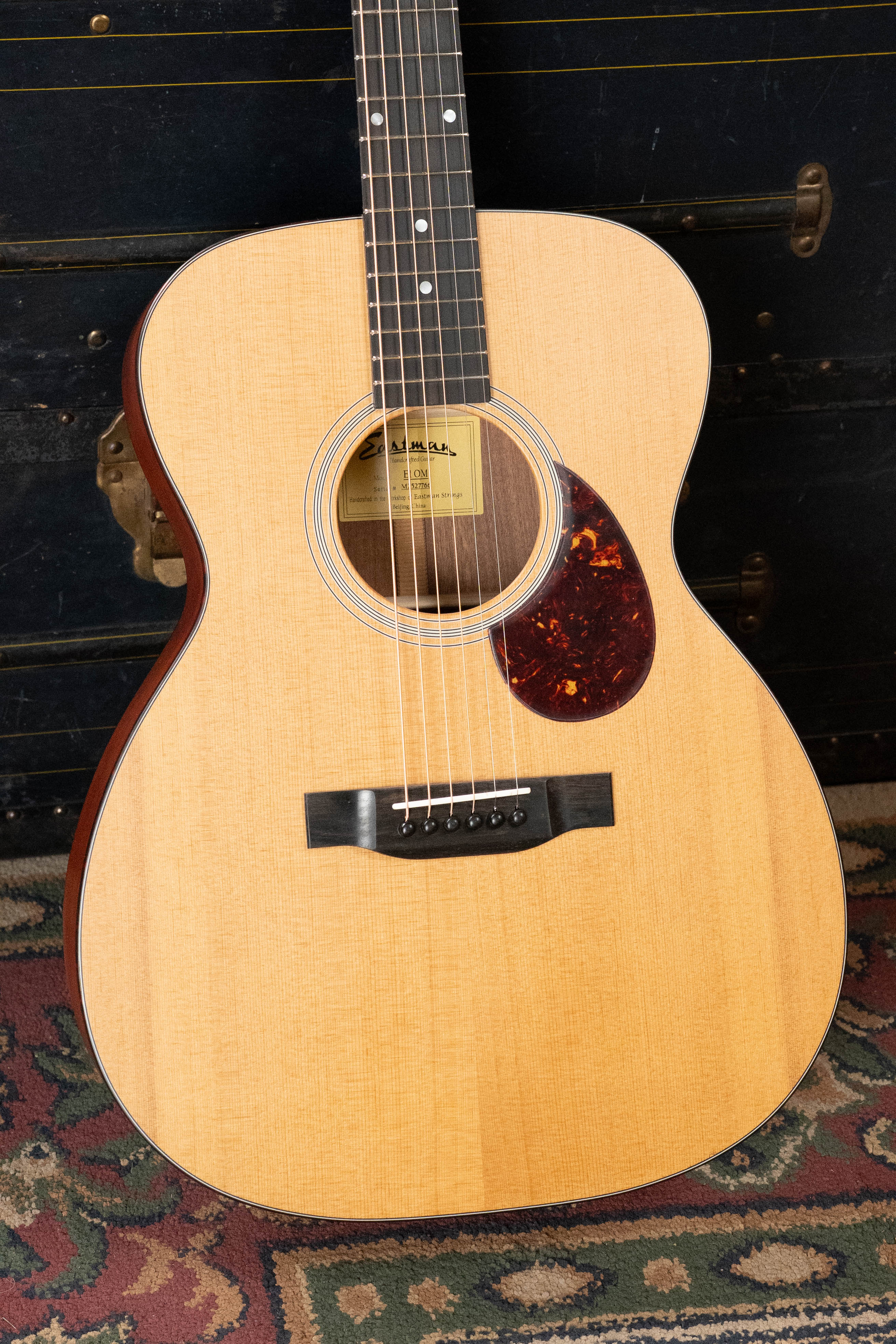 Eastman E1OM All Solid Sitka/Sapele Orchestra Model Acoustic Guitar #7766