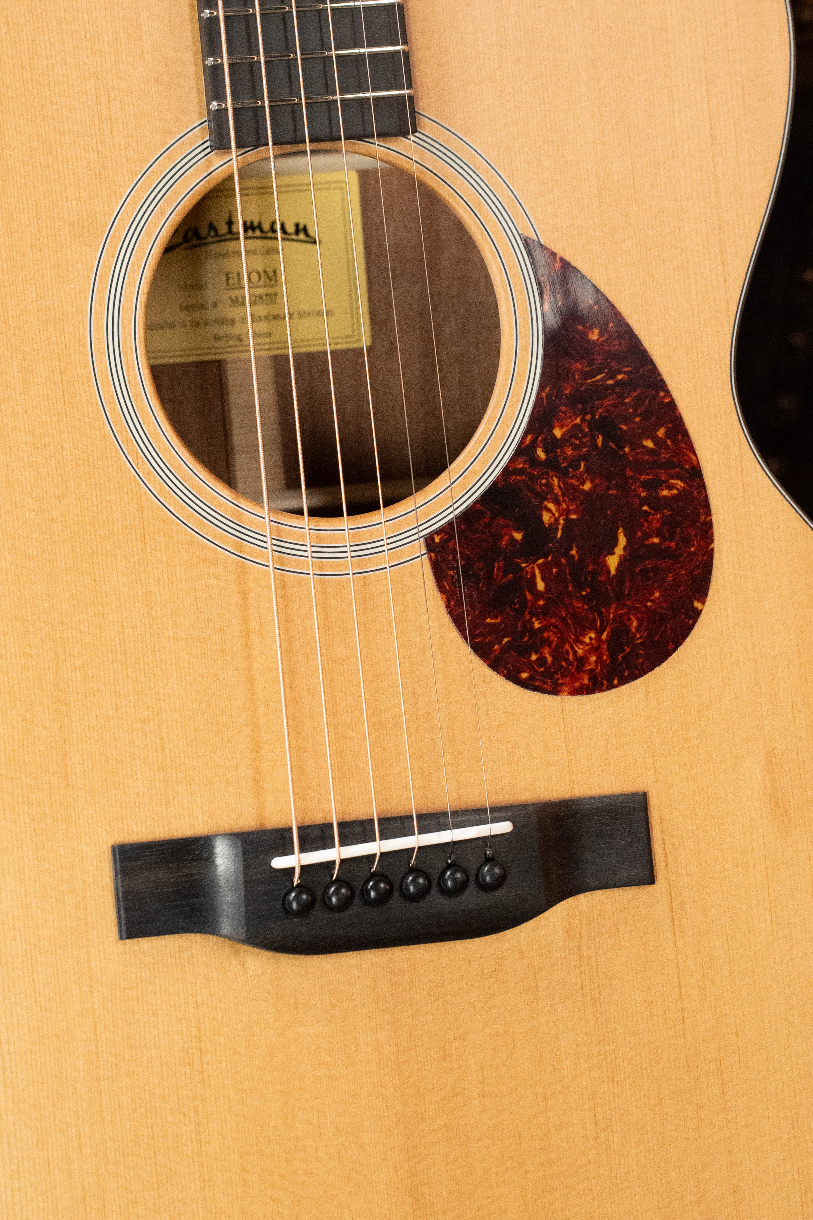 Eastman E1OM All Solid Sitka/Sapele Orchestra Model Acoustic Guitar #8717