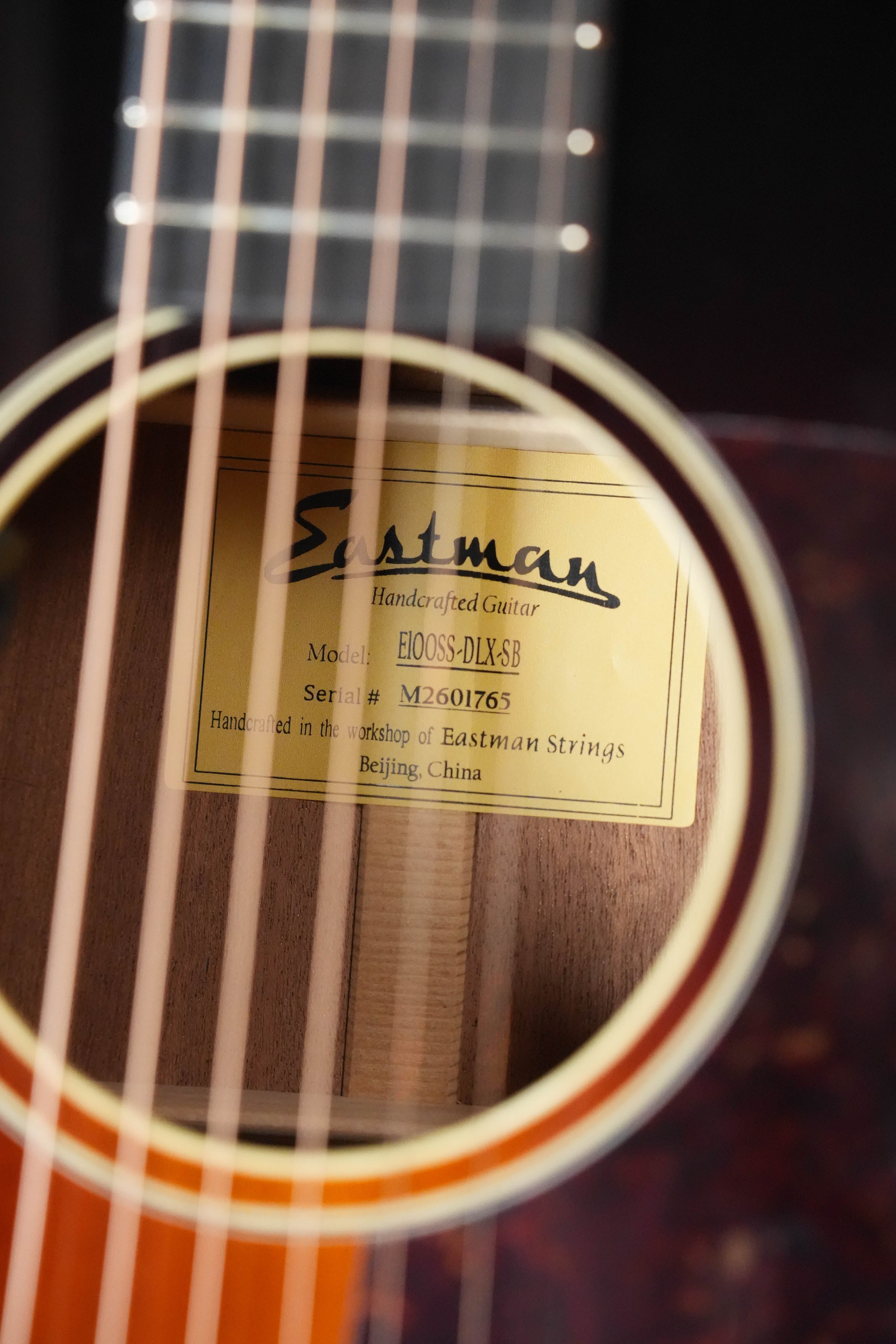 Eastman E1OOSS-DLX-SB Sunburst 00 Acoustic-Electric Guitar #1765