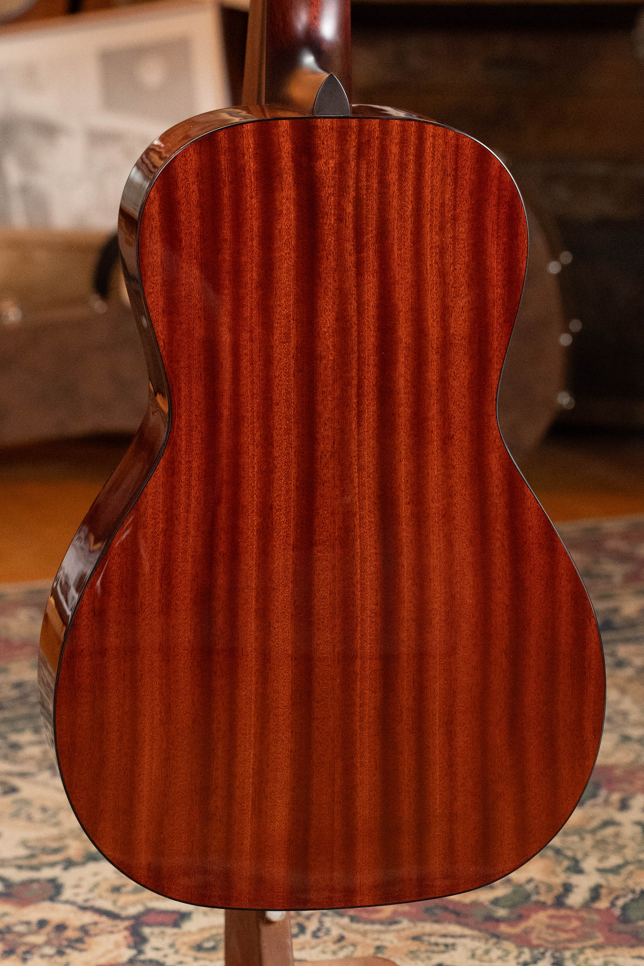 Eastman E1P-DLX-SB Sitka/Sapele Sunburst Parlor Guitar w/Fishman Pickup #9497