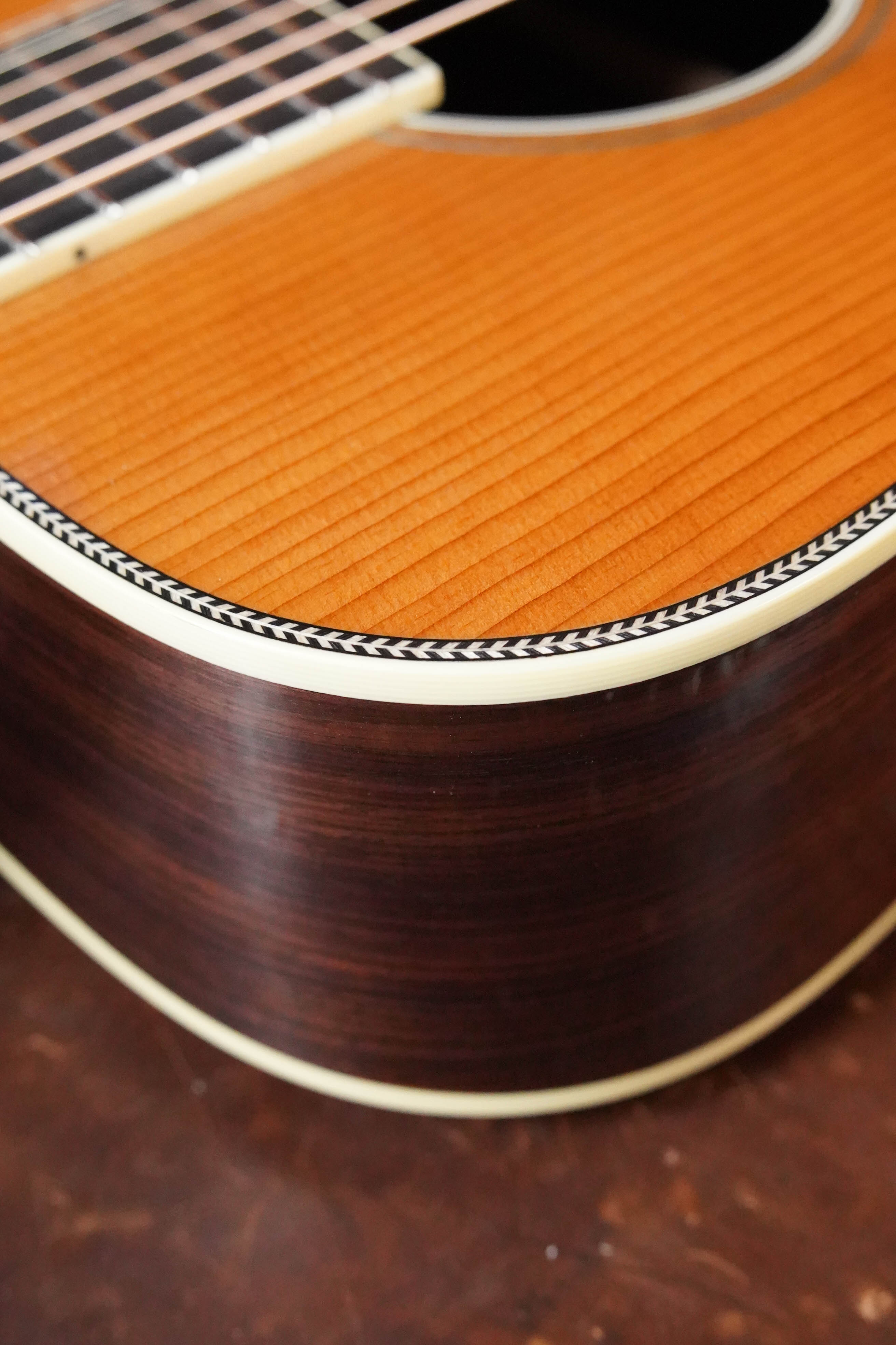 Eastman E20D-LSH-TC Thermo-Cured Adirondack/Rosewood Large Soundhole Dreadnought Acoustic Guitar #0638