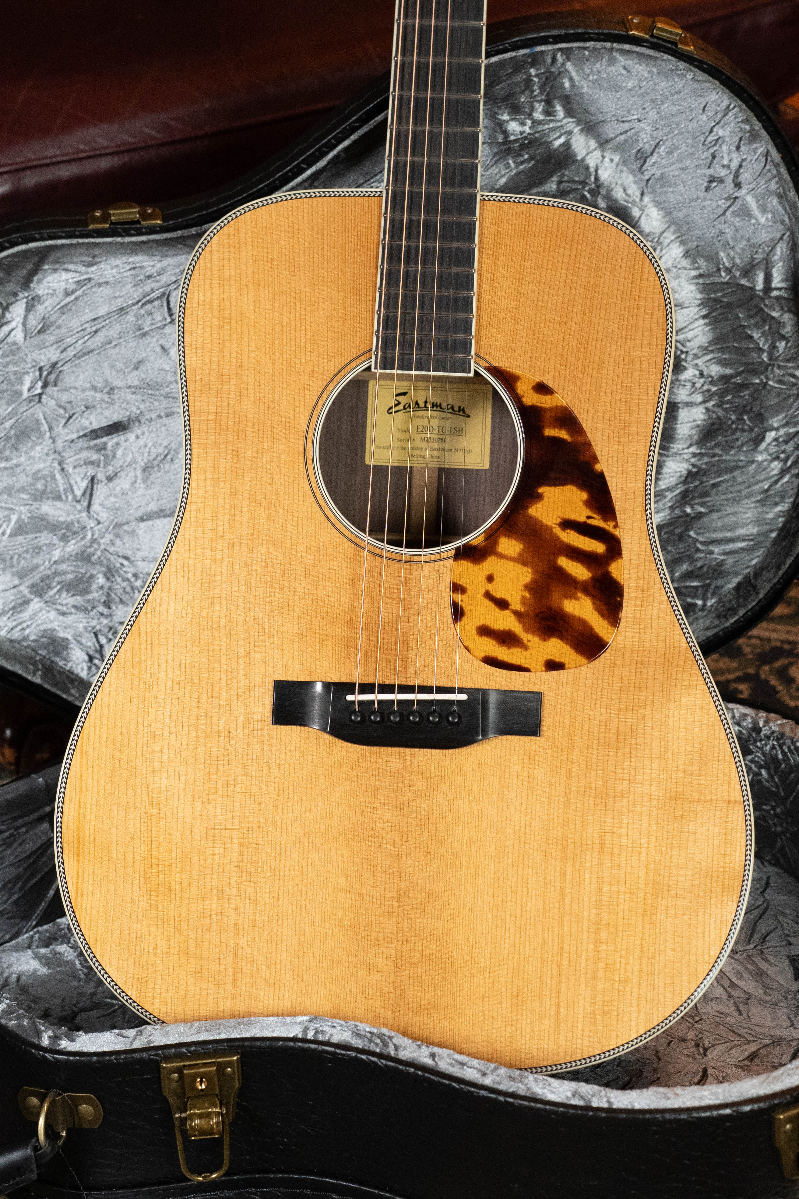 Eastman E20D-LSH-TC Thermo-Cured Adirondack/Rosewood Large Soundhole Dreadnought Acoustic Guitar #0761