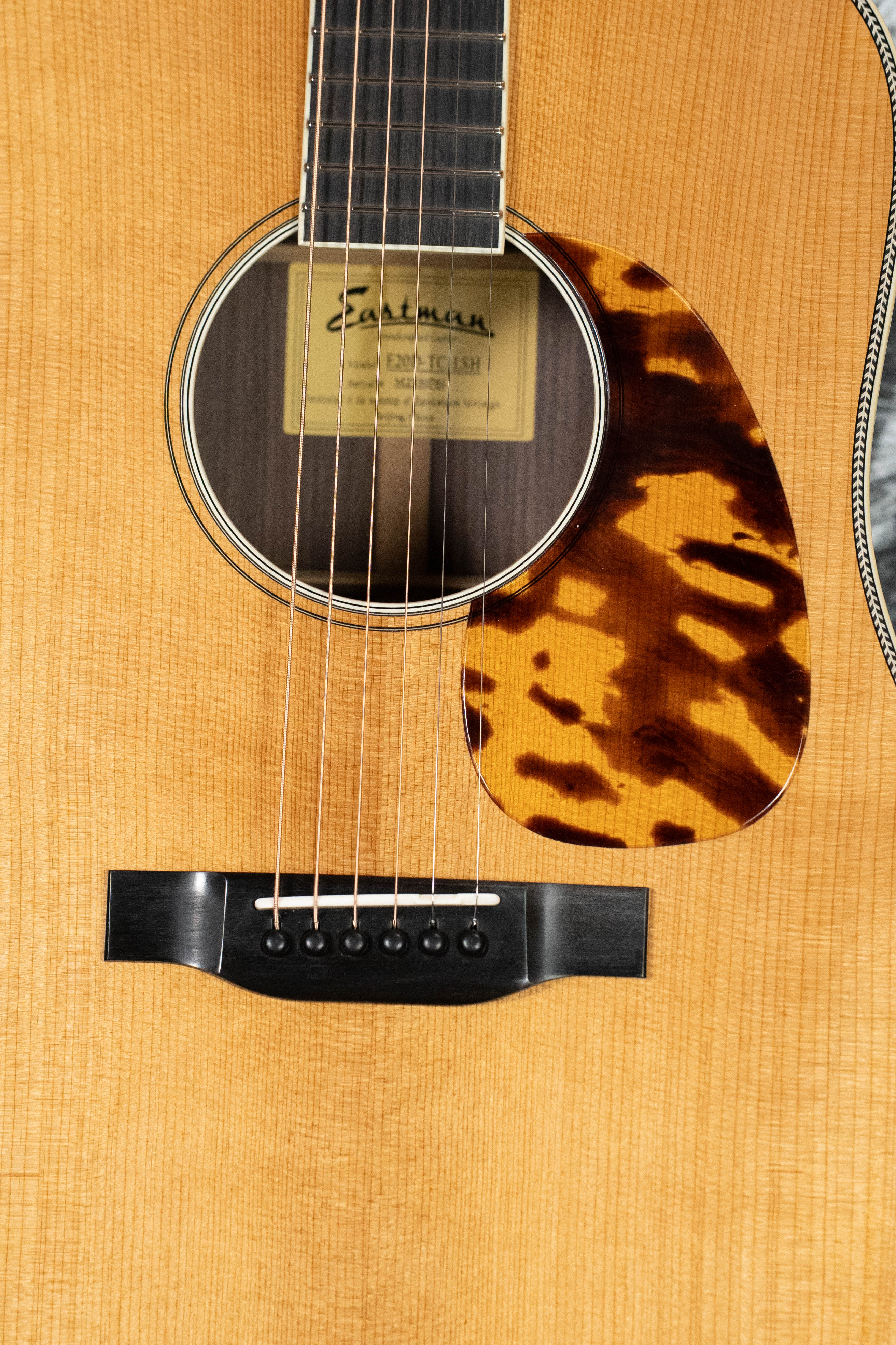 Eastman E20D-LSH-TC Thermo-Cured Adirondack/Rosewood Large Soundhole Dreadnought Acoustic Guitar #0761