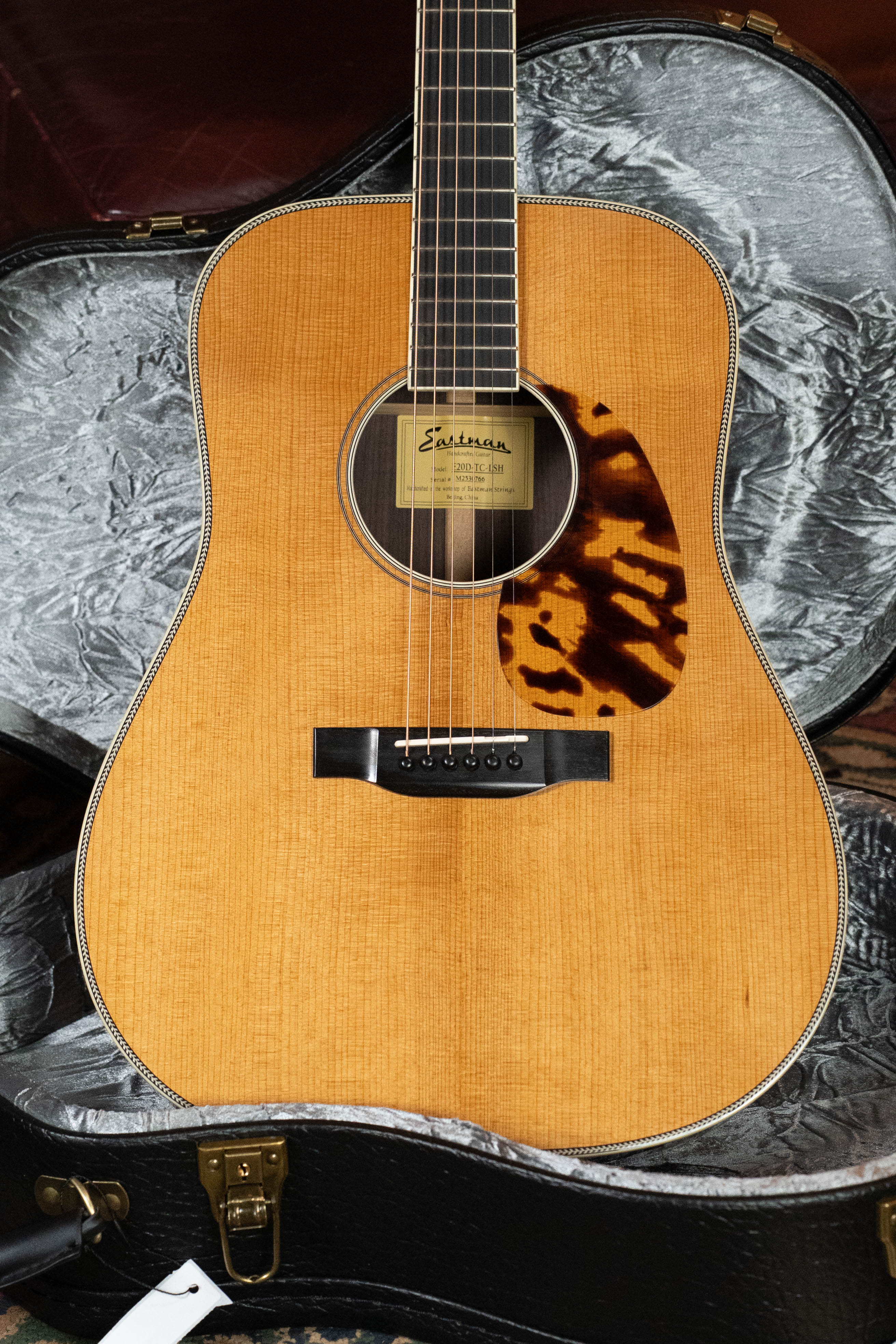 Eastman E20D-LSH-TC Thermo-Cured Adirondack/Rosewood Large Soundhole Dreadnought Acoustic Guitar #0766