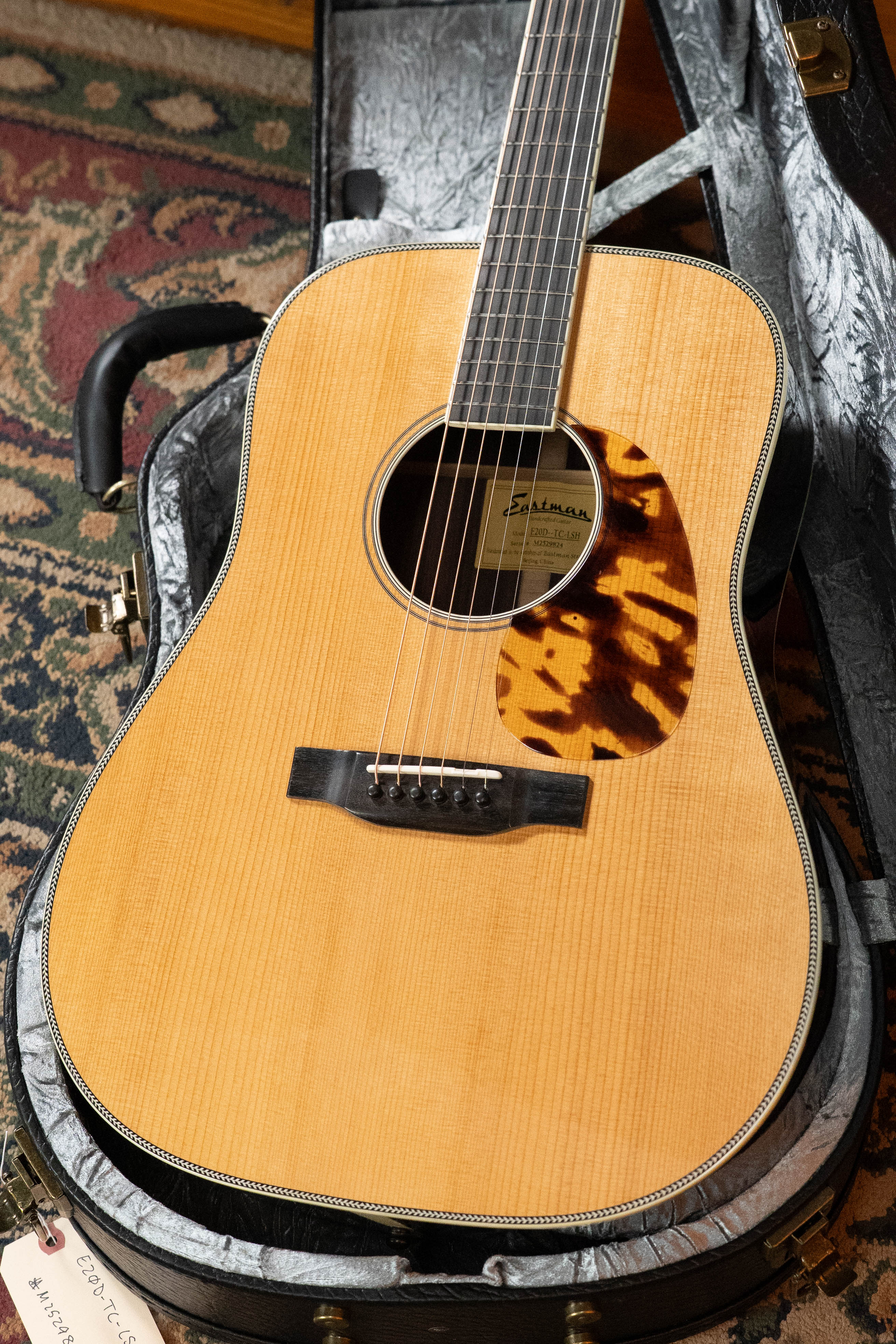 Eastman E20D-LSH-TC Thermo-Cured Adirondack/Rosewood Large Soundhole Dreadnought Acoustic Guitar #9824