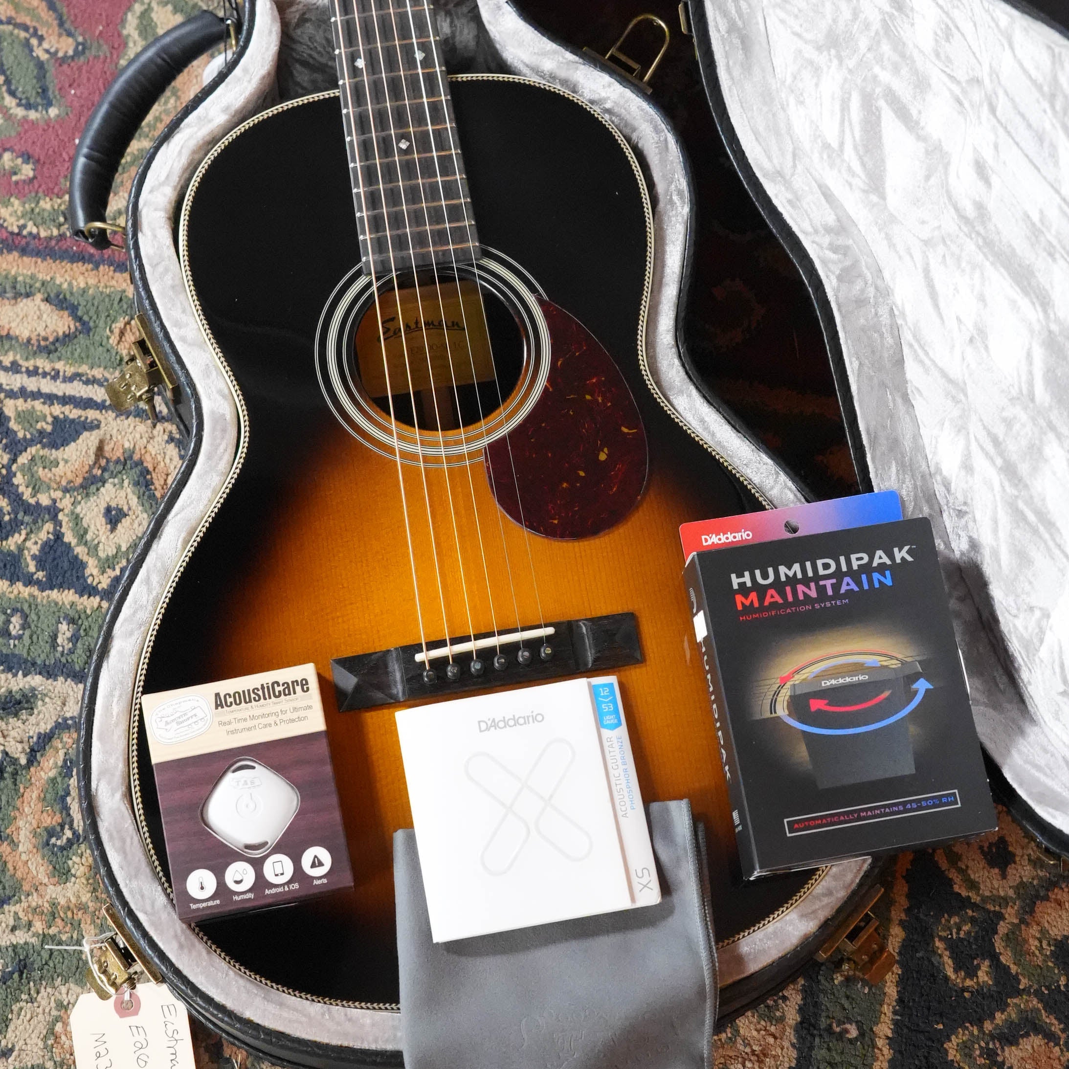 Eastman E20OO-TC-SB Thermo-Cured Adirondack/Rosewood Sunburst OO Acoustic Guitar #8110