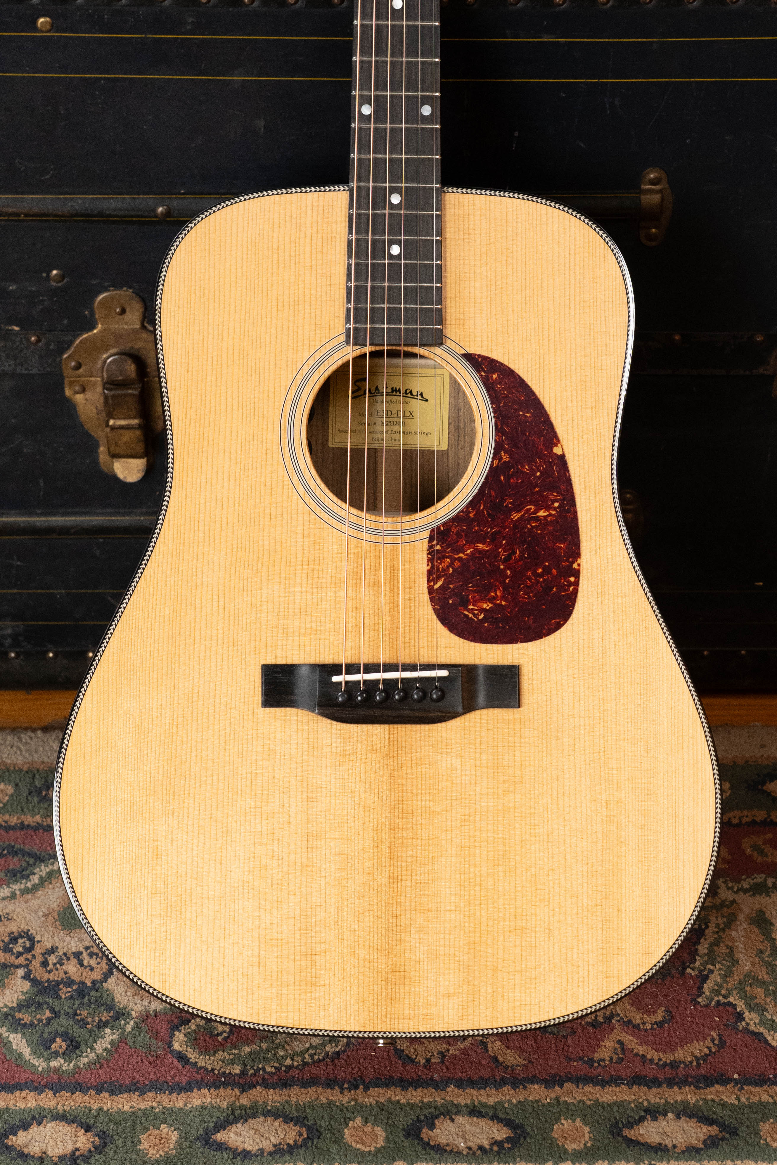 Eastman E3D-DLX Sitka/ Ovankol Dreadnought Acoustic Guitar #2021