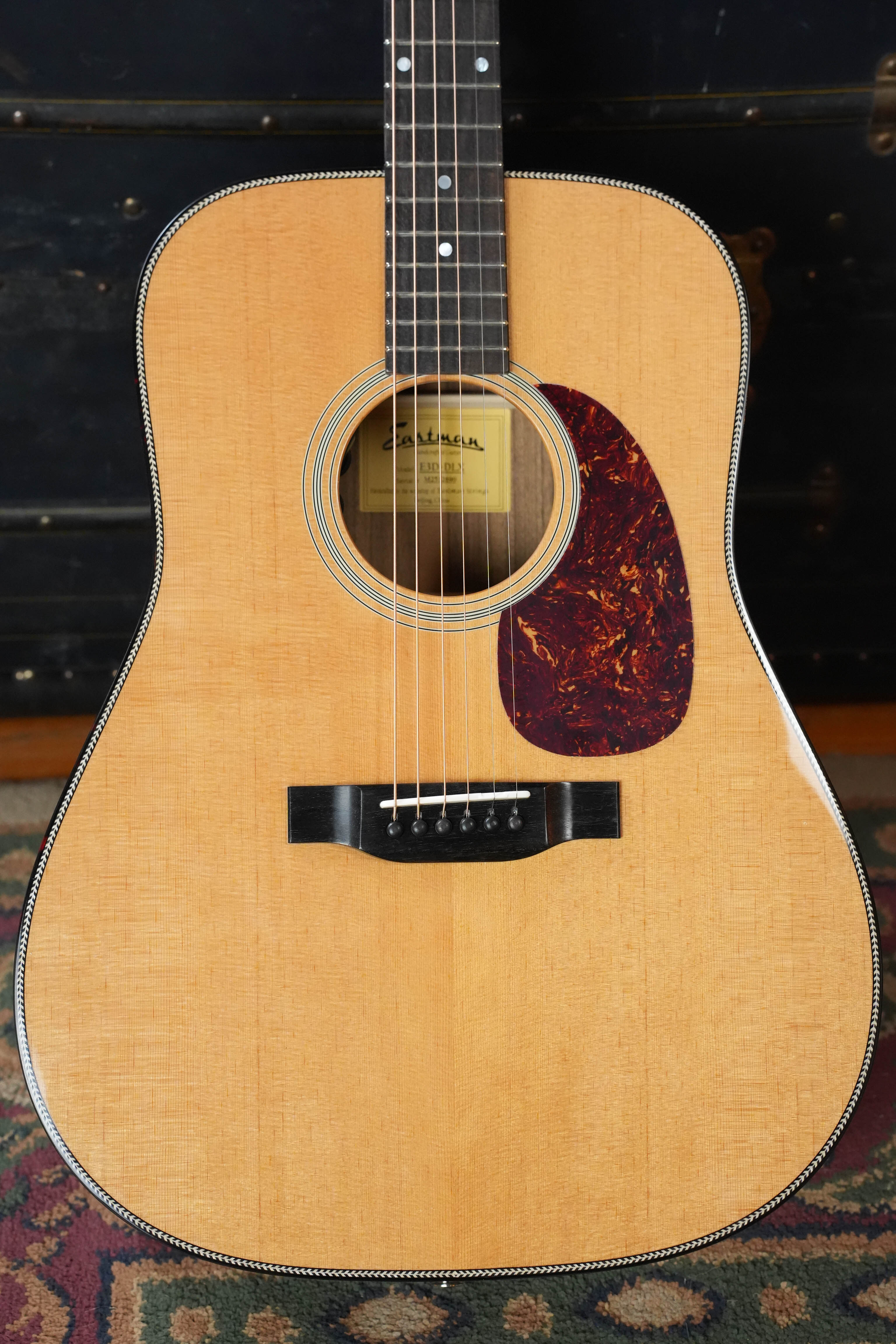 Eastman E3D-DLX Thermo-Cured Sitka/ Ovankol Dreadnought Guitar w/Pickup #2690