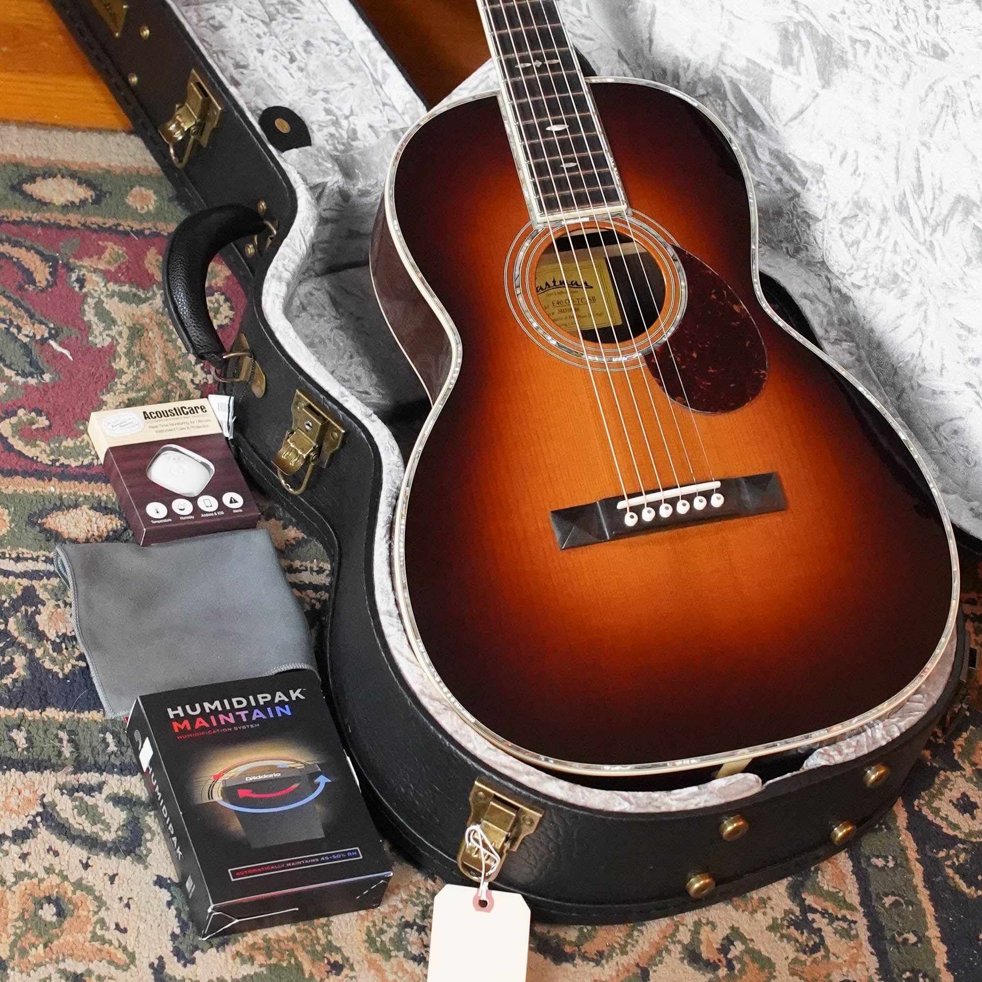Eastman E40OO-MR-TC-SB AAA Grade Adirondack/Madagascar Rosewood Sunburst OO Acoustic Guitar #8266