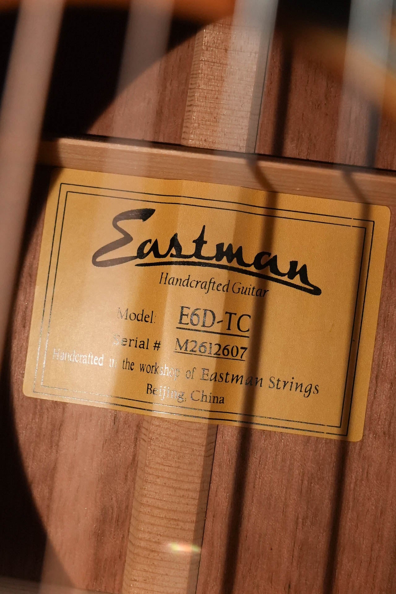 Eastman E6D-TC Dreadnought Acoustic Guitar #2607