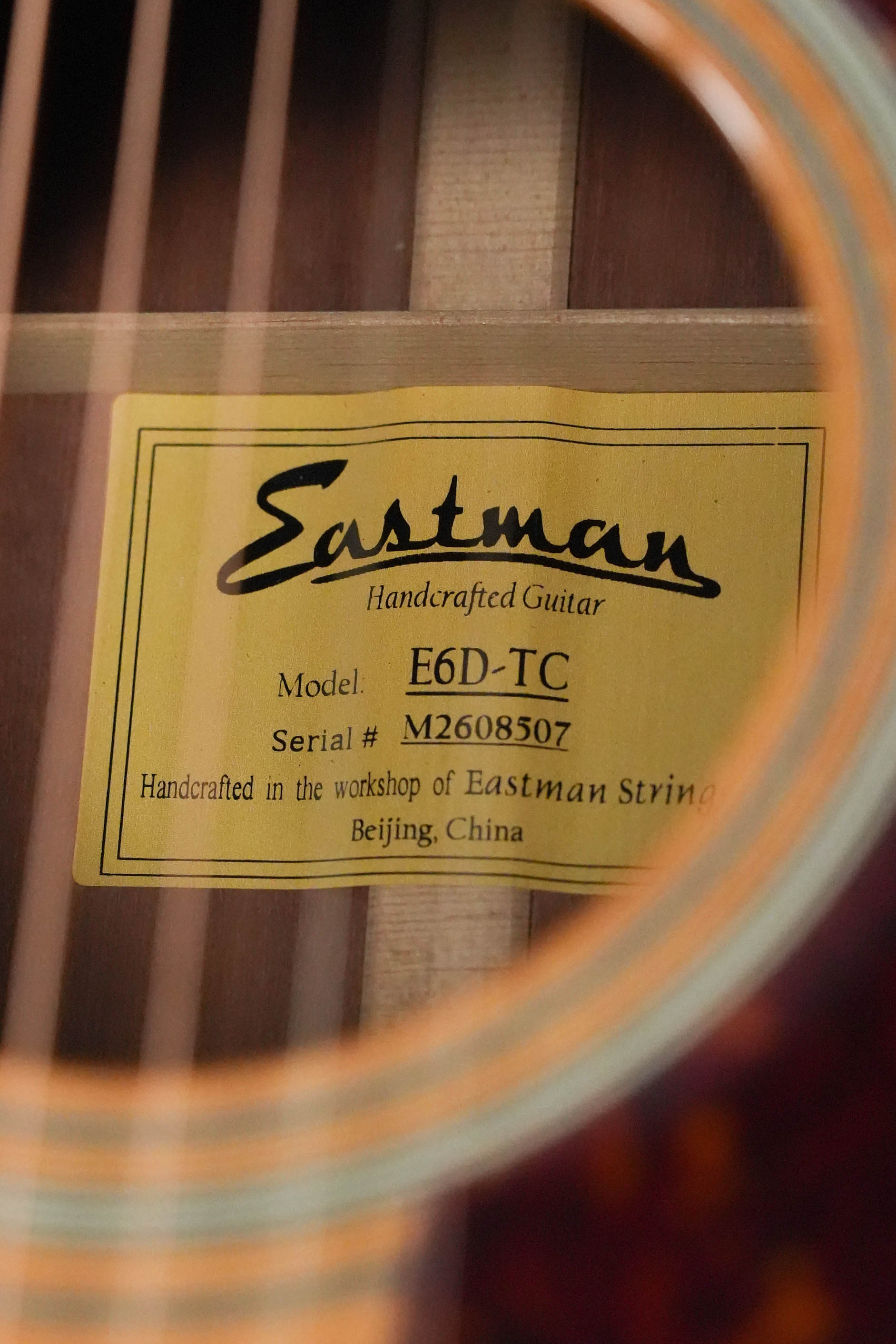 Eastman E6D-TC Dreadnought Acoustic Guitar #8507