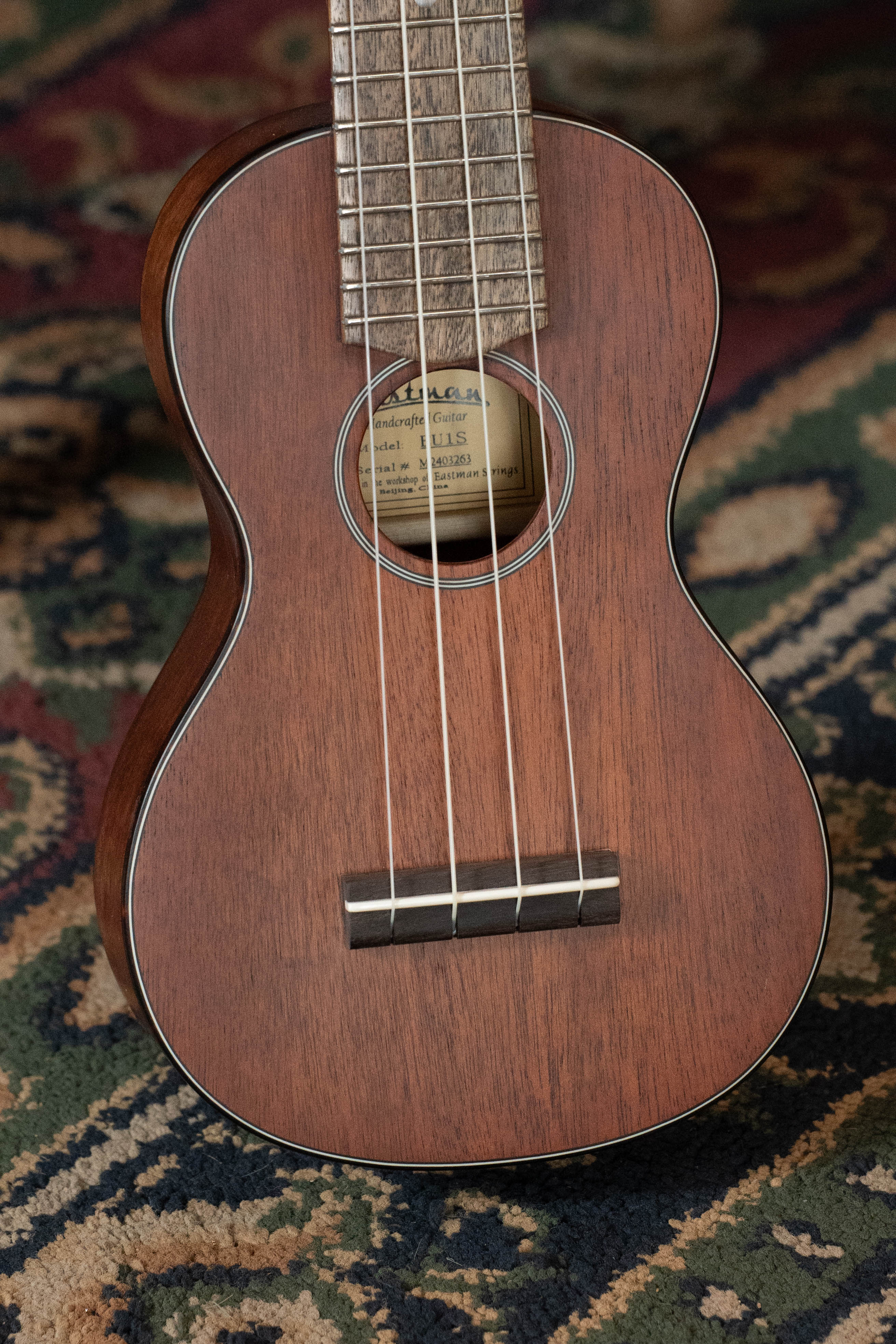 Eastman EU1-S All Mahogany Soprano Ukulele #3263