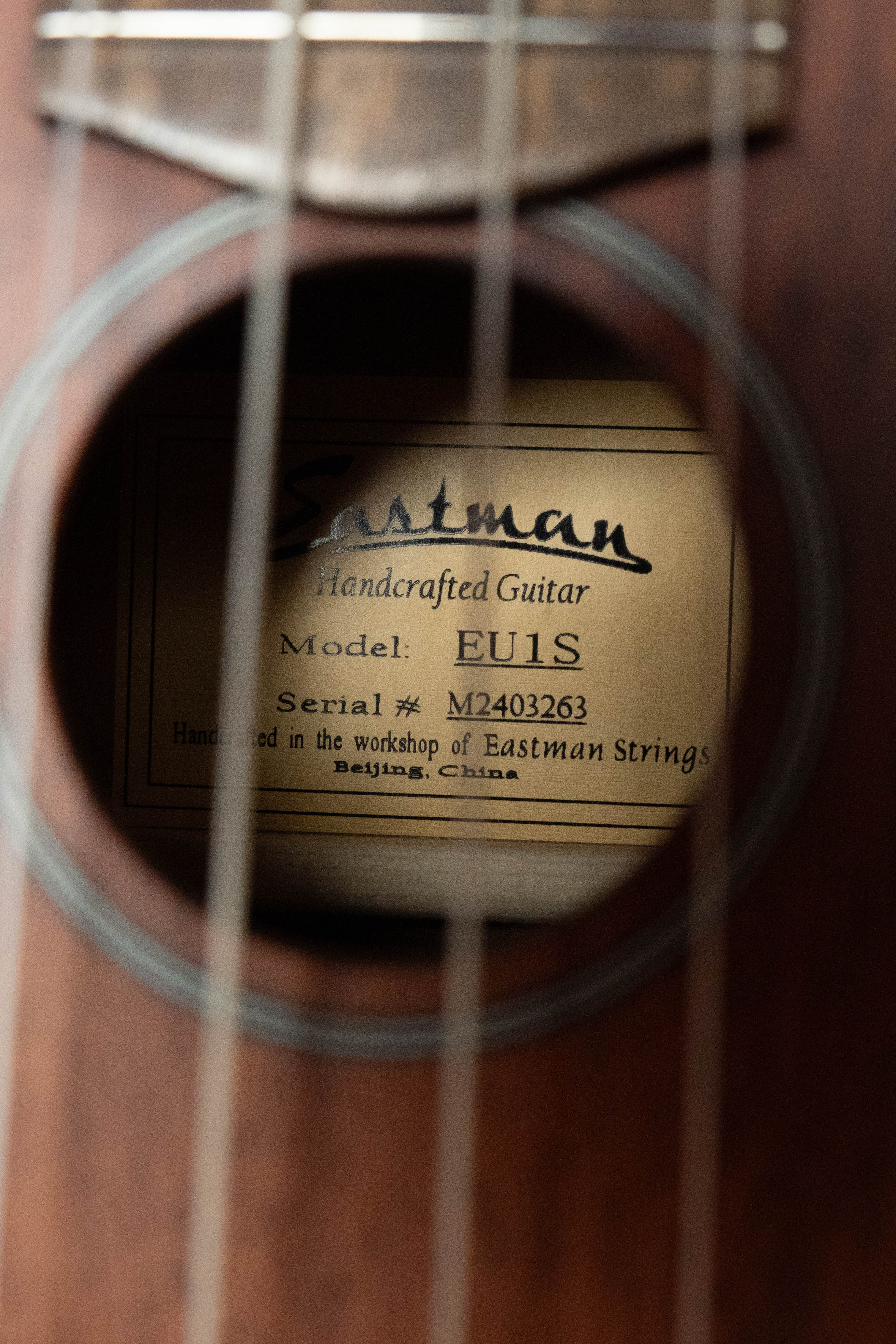 Eastman EU1-S All Mahogany Soprano Ukulele #3263