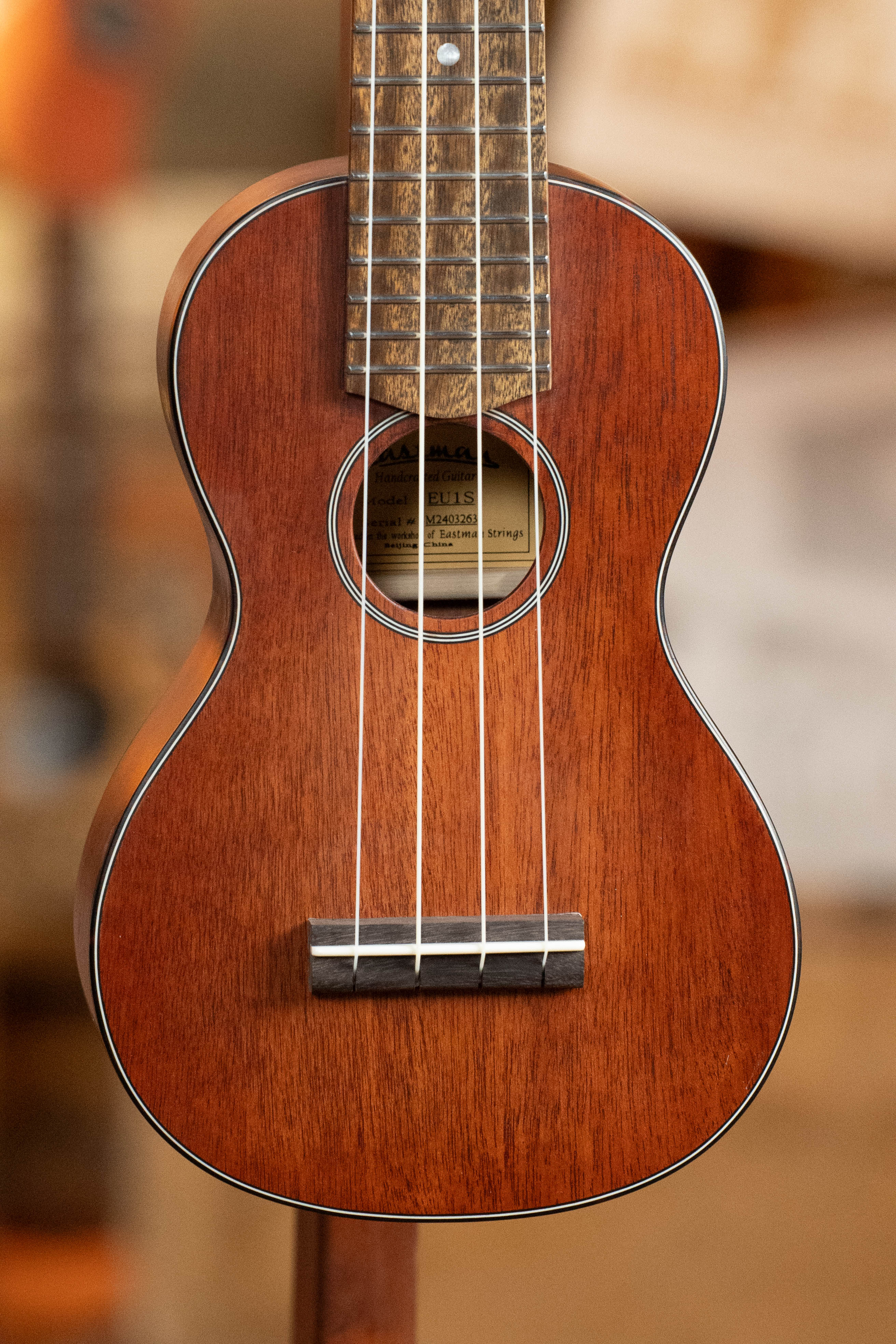 Eastman EU1-S All Mahogany Soprano Ukulele #3263