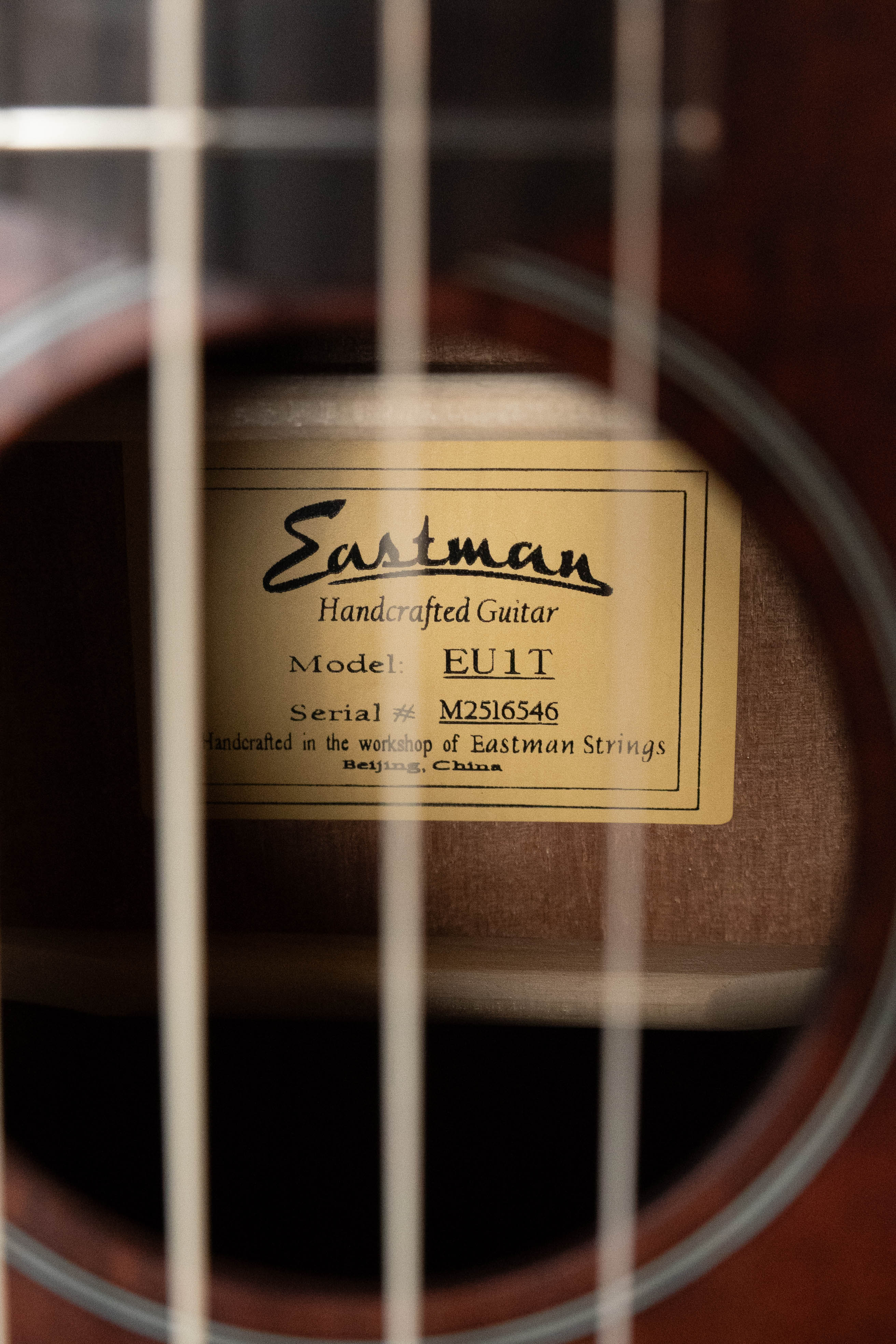 Eastman EU1-T All Solid Mahogany Tenor Ukulele #6546