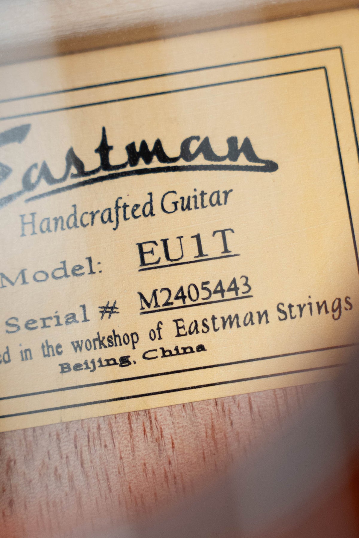 Eastman EU1-T Tenor Ukulele #5443