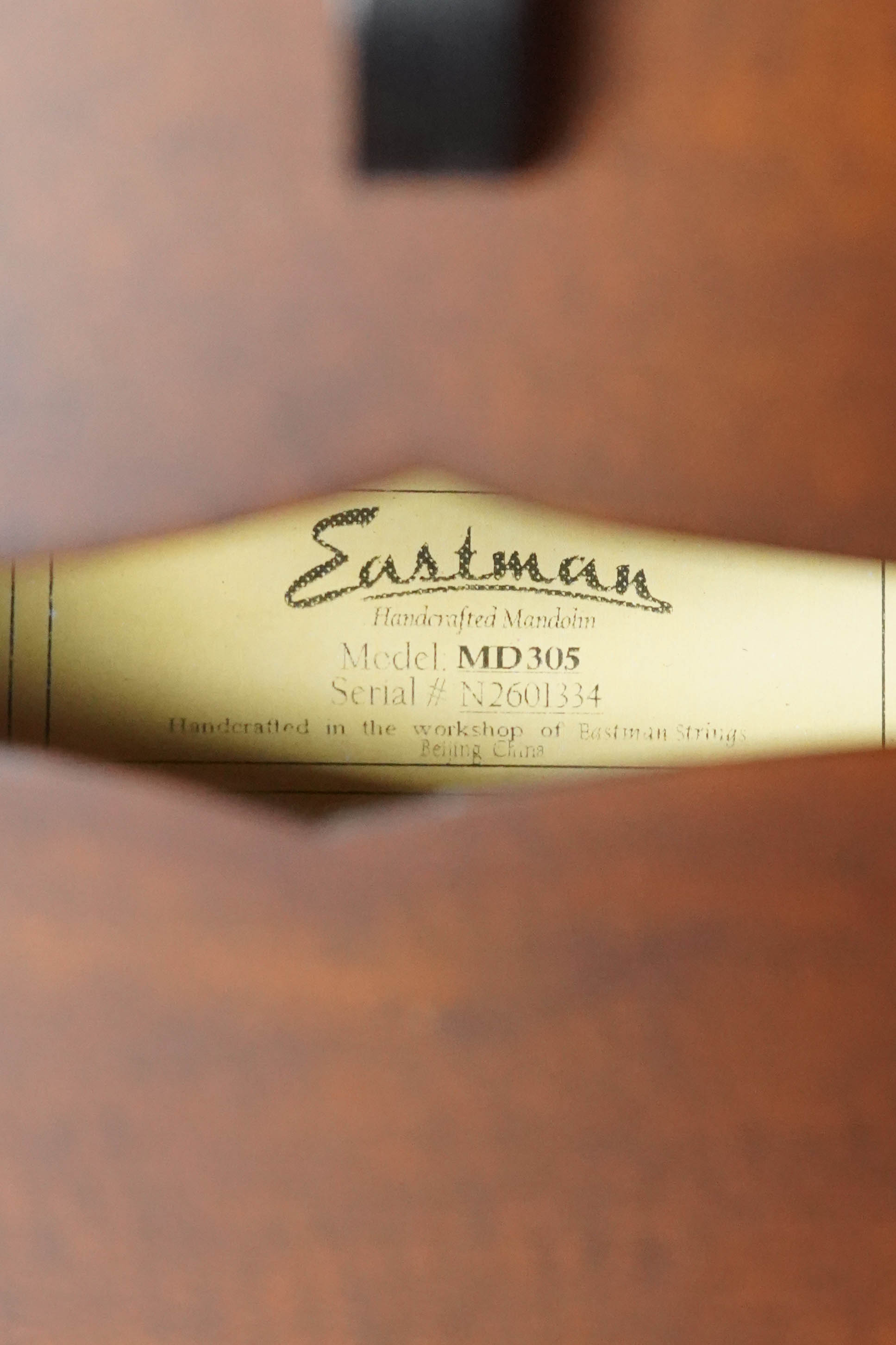 Eastman MD305 A-Style Hand-Carved Mandolin #1334