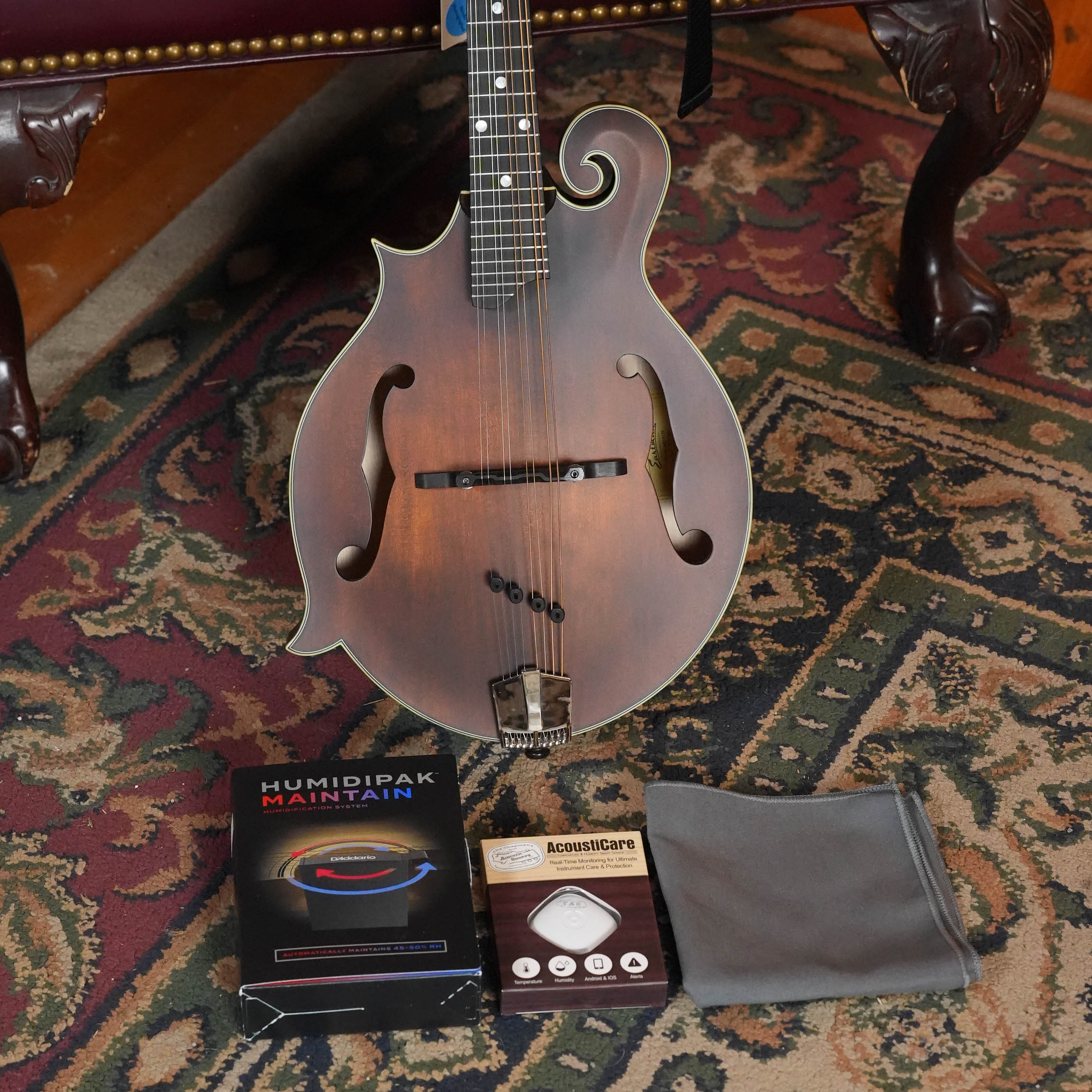 Eastman MD315L *Left-Handed* Spruce/Maple F-Style Hand-Carved Mandolin #3427