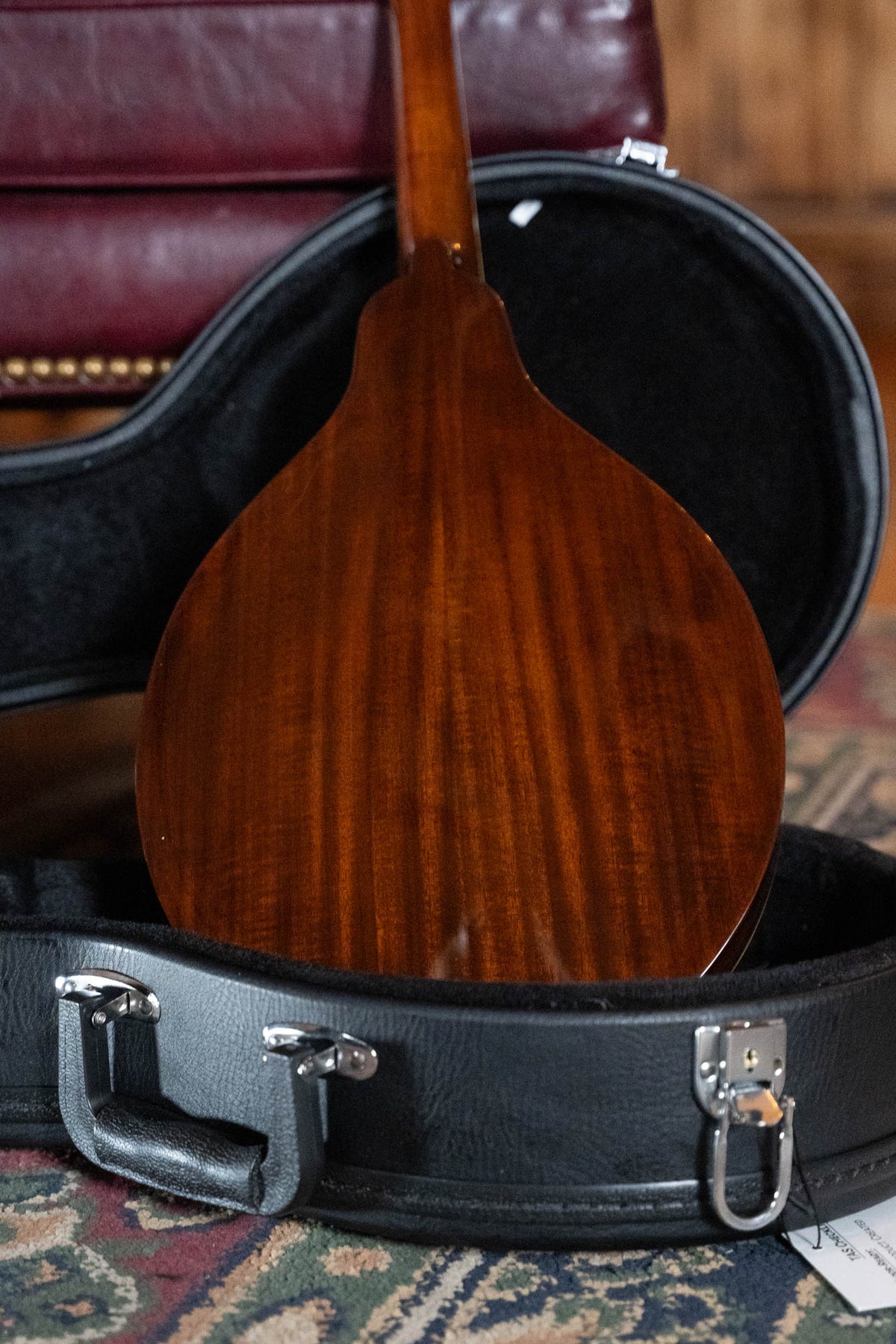 Eastman MD404-BK Black Top Oval Hole A-Style Mandolin #0600