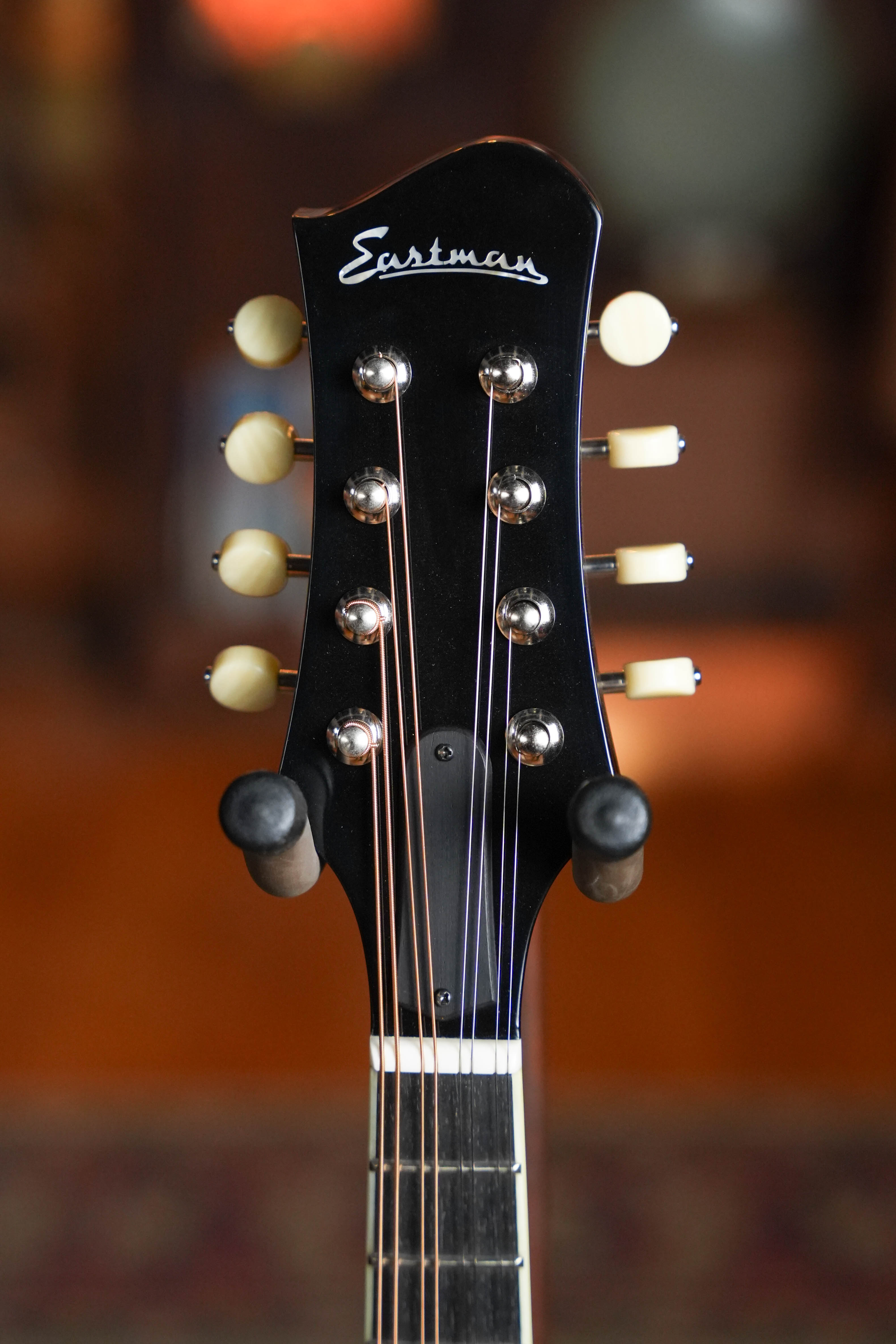 Eastman MD404-BK Black Top Oval Hole A-Style Mandolin #5875