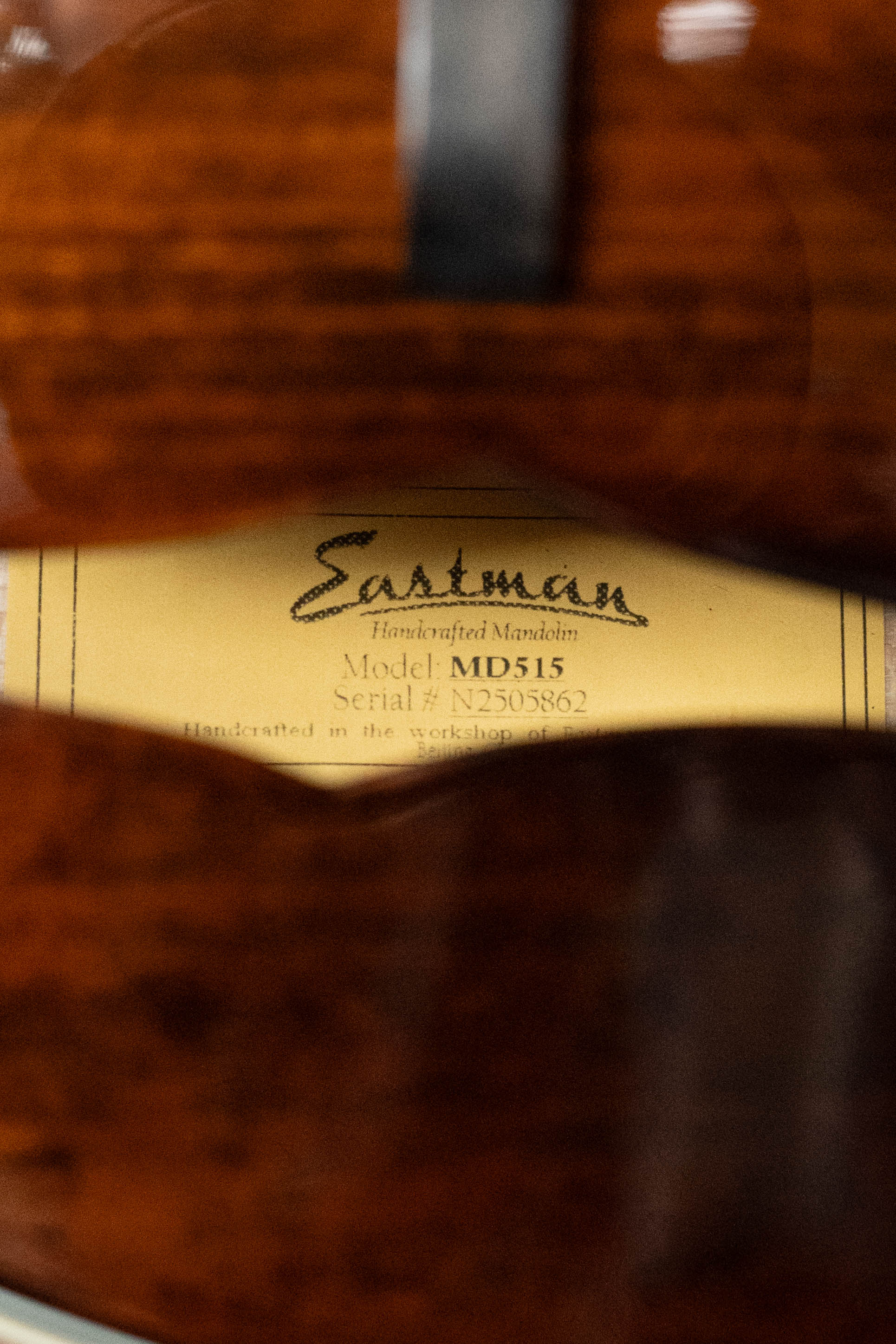 Eastman MD515 Spruce/Maple F-Style Classic Finish Mandolin #5862