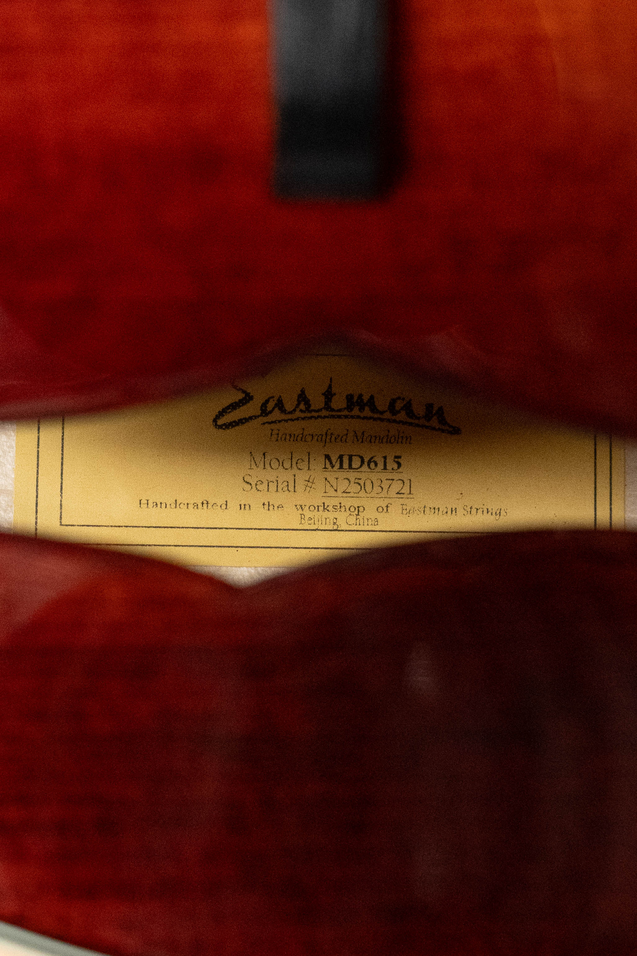 Eastman MD615 Spruce/Maple F-Style Mandolin w/K&K Pickup #3721