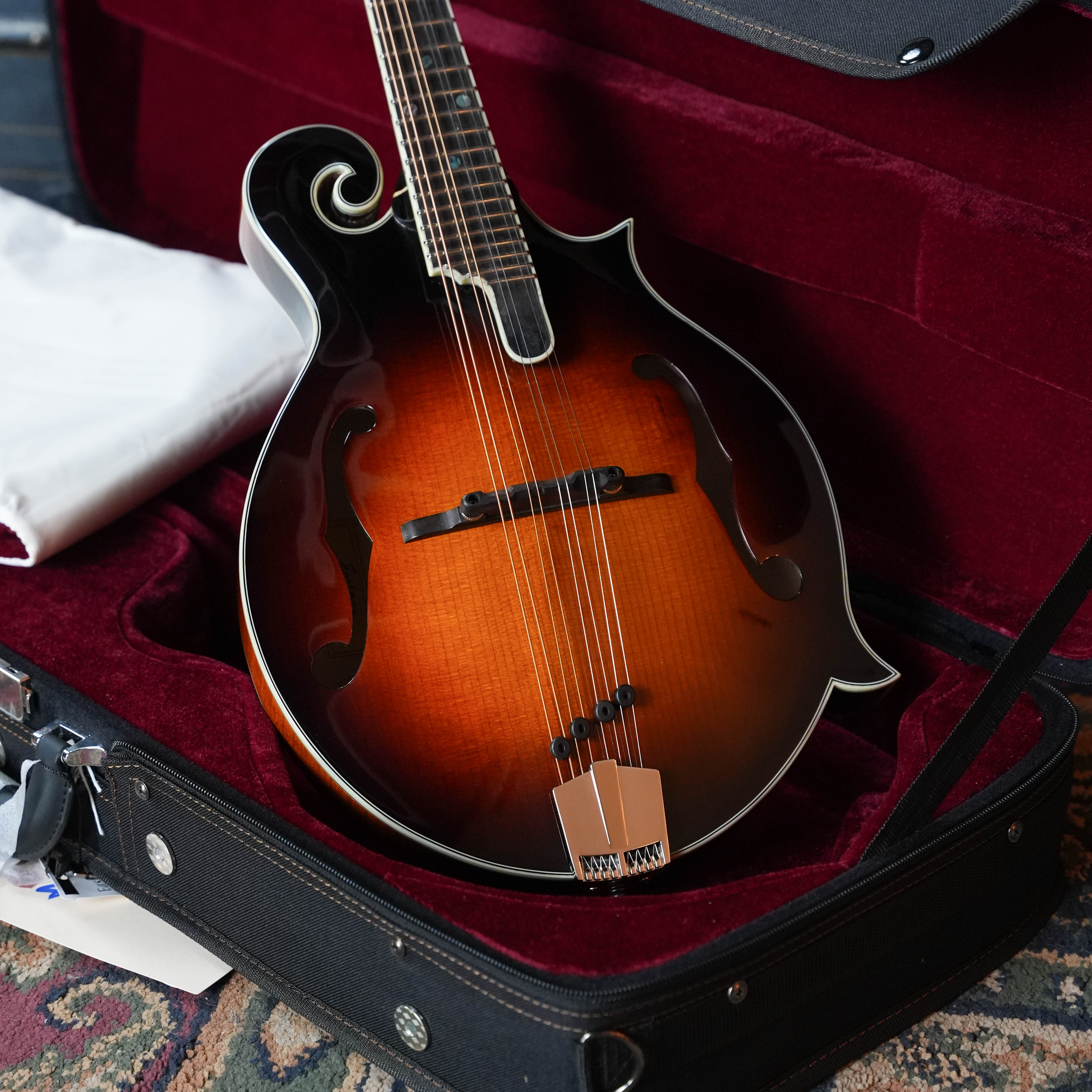 Eastman MD815-SB Adirondack/Flamed Maple Sunburst F-Style Mandolin #54