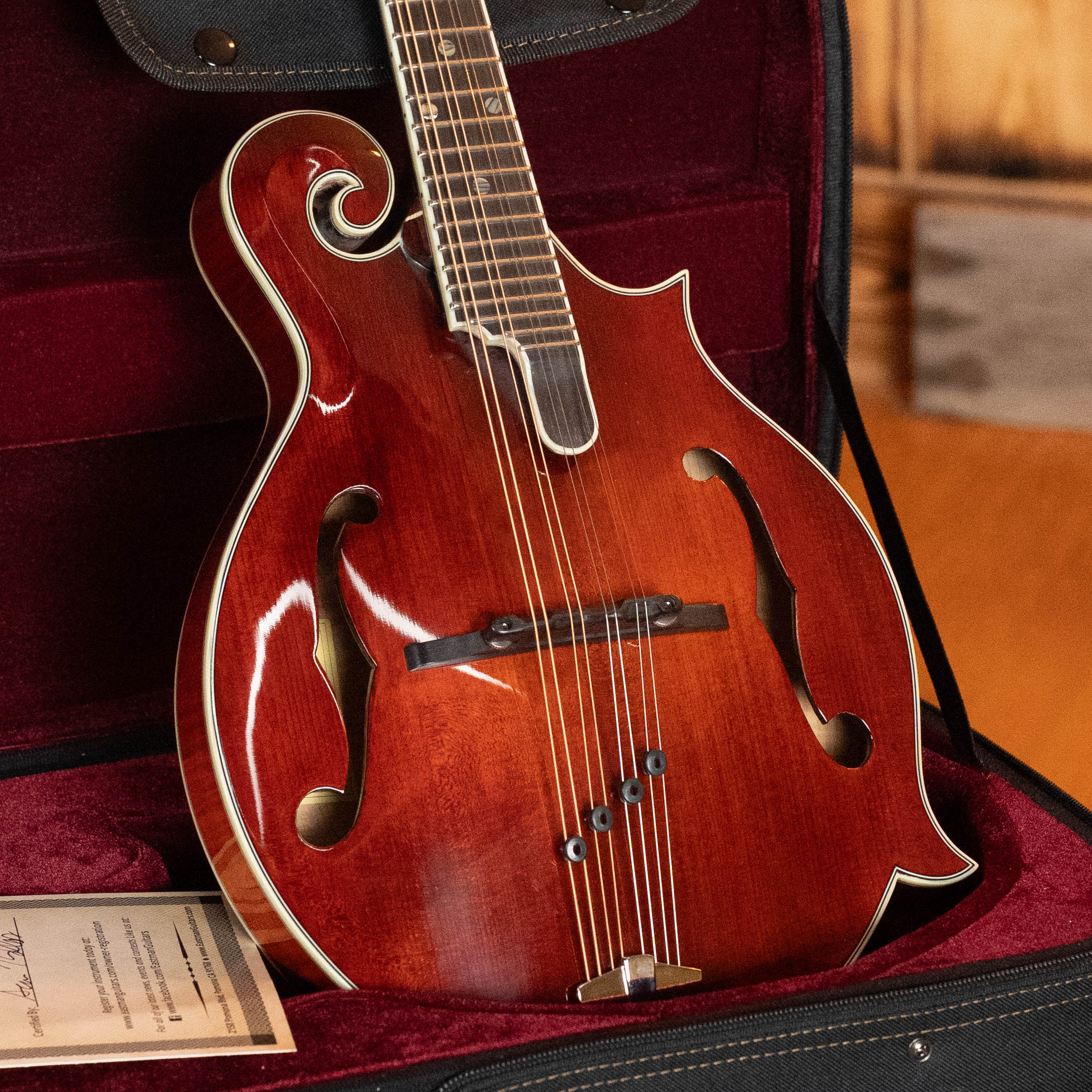 Eastman MD815 Adirondack Spruce/Flamed Maple F-Style Mandolin #1803