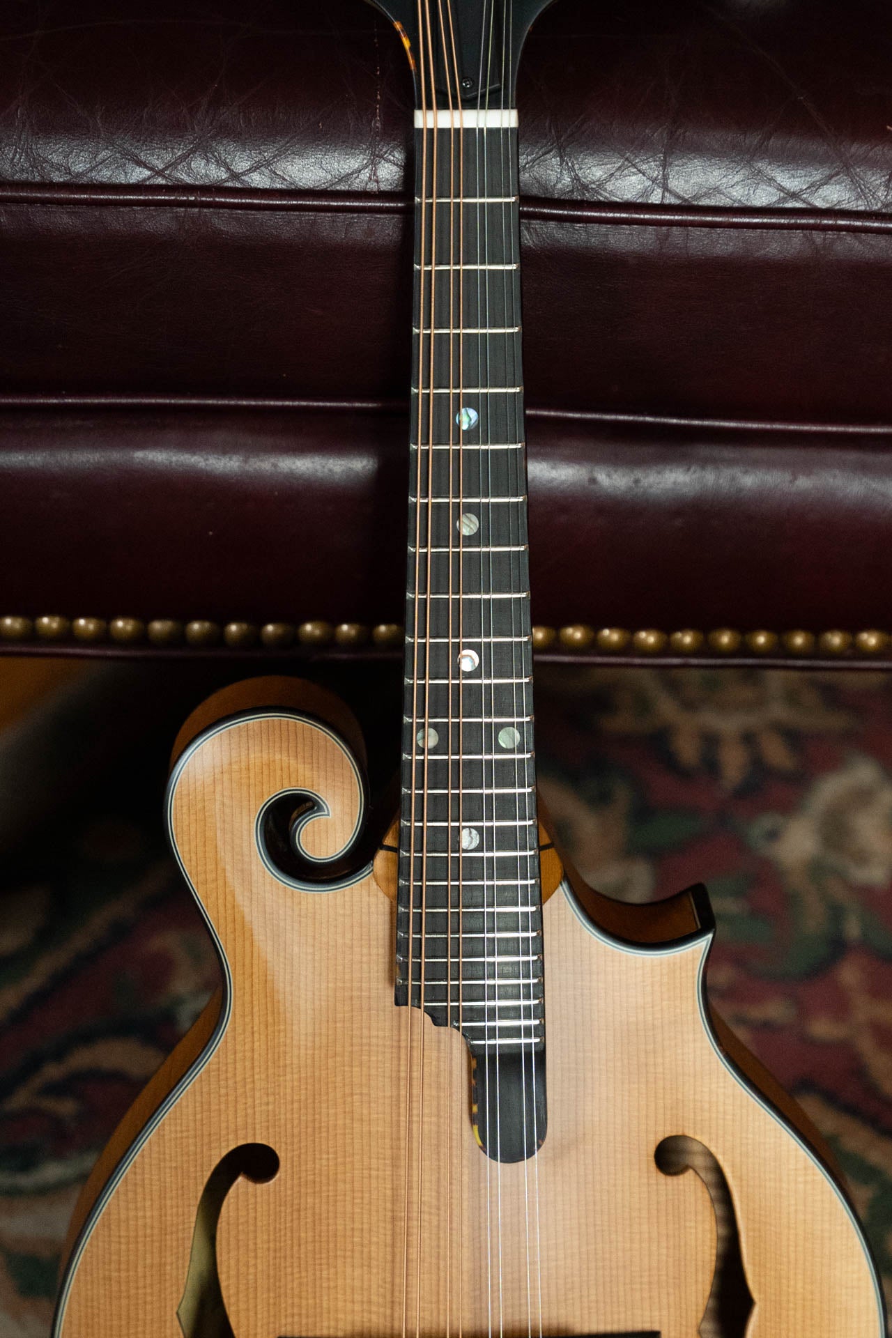 Eastman MD915-BD Adirondack/Flamed Maple Blonde F-style Mandolin #5819