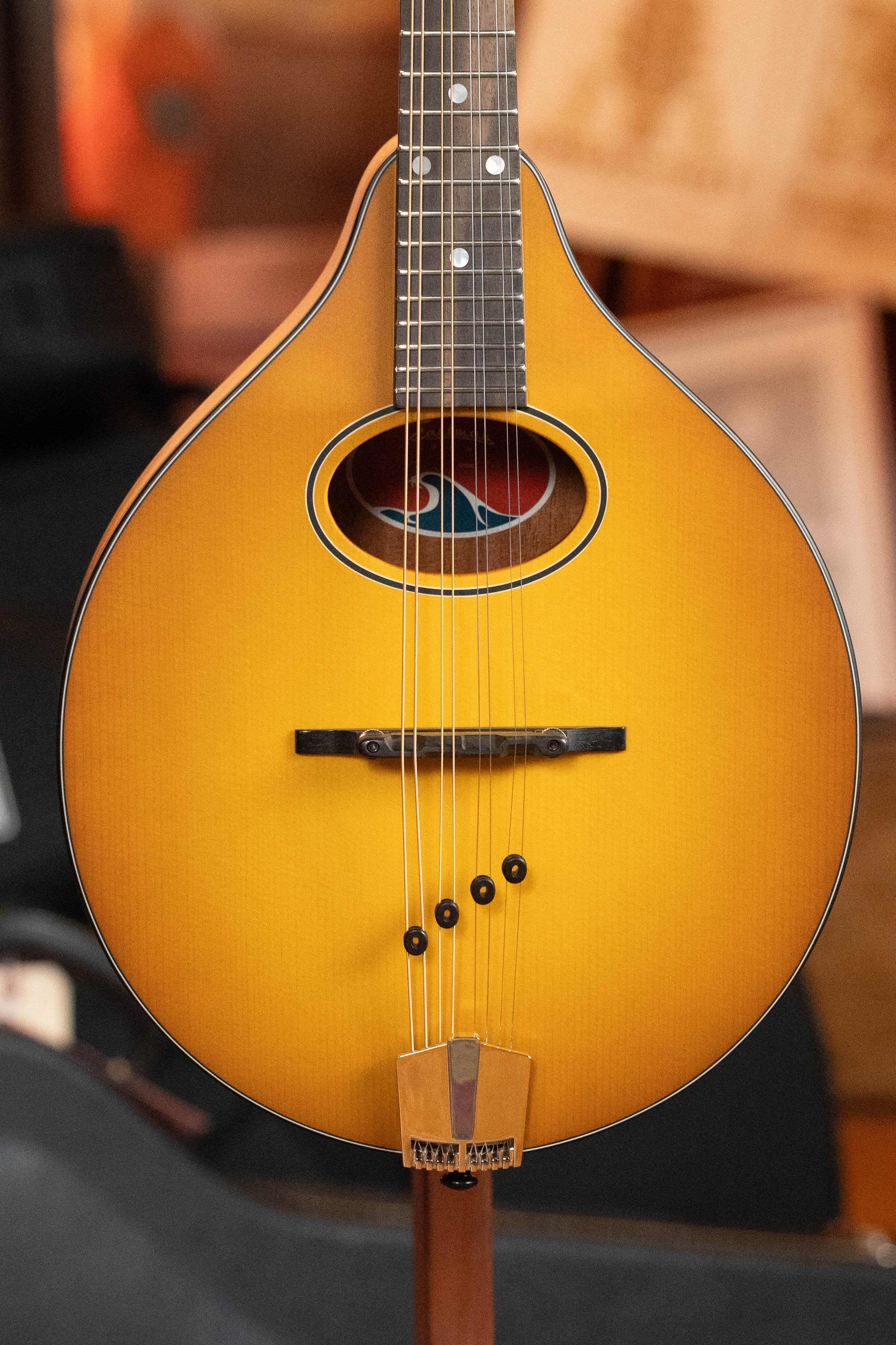 Eastman PCH-M104-GB Solid Spruce/Laminated Mahogany Goldburst Flattop A-Style Mandolin #1876