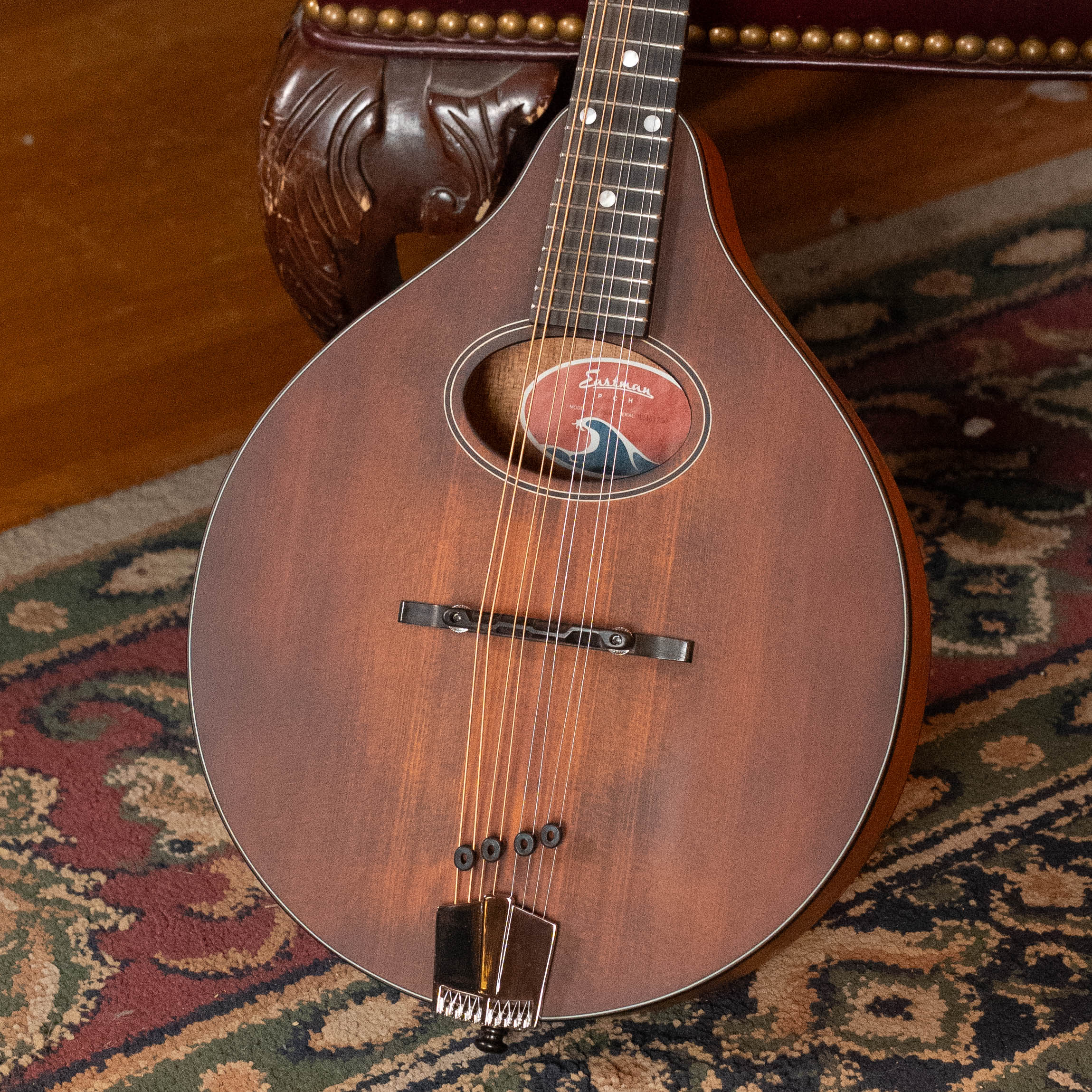 Eastman PCH-M104 Solid Spruce/Laminated Mahogany Flattop A-Style Mandolin #1750